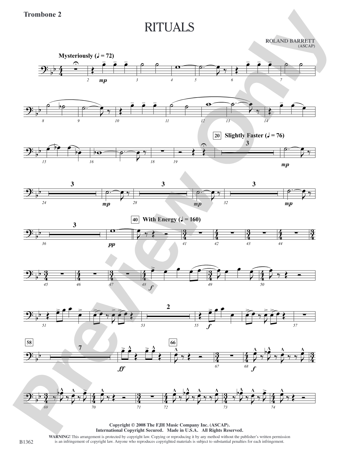 Rituals: Trombone 2