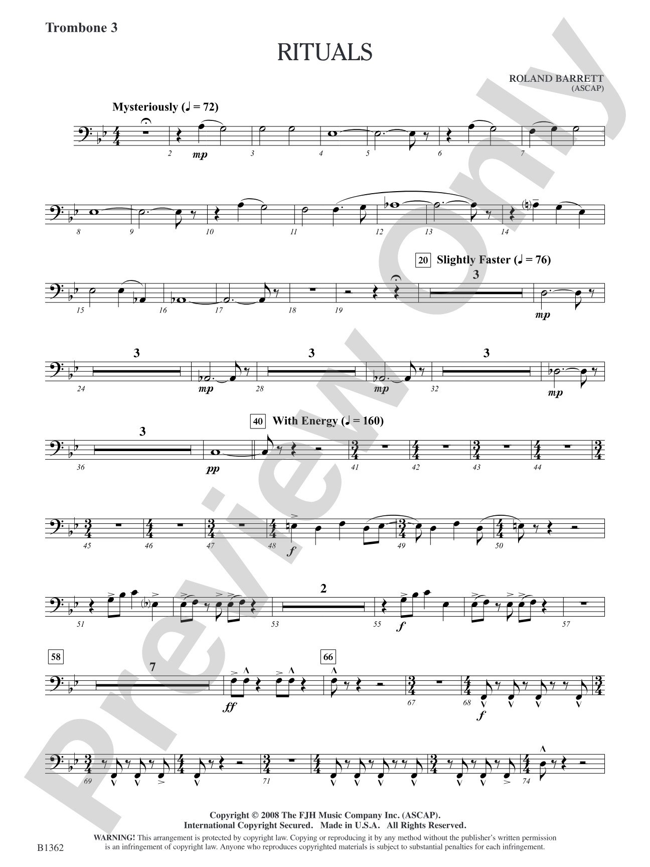 Rituals: Trombone 3