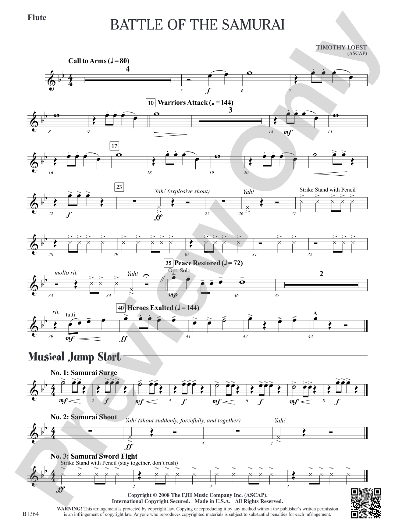 Battle of the Samurai: Flute