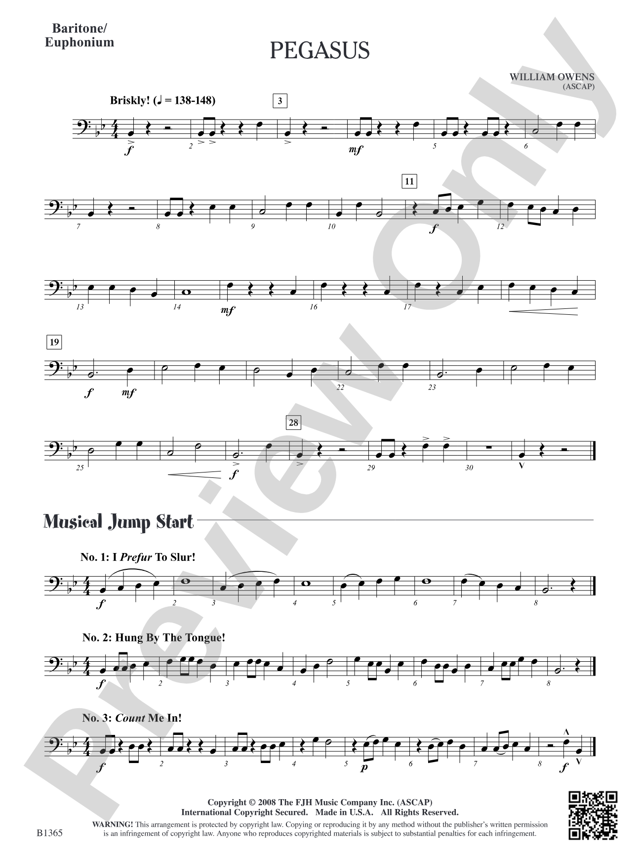 Pegasus: Baritone/Euphonium
