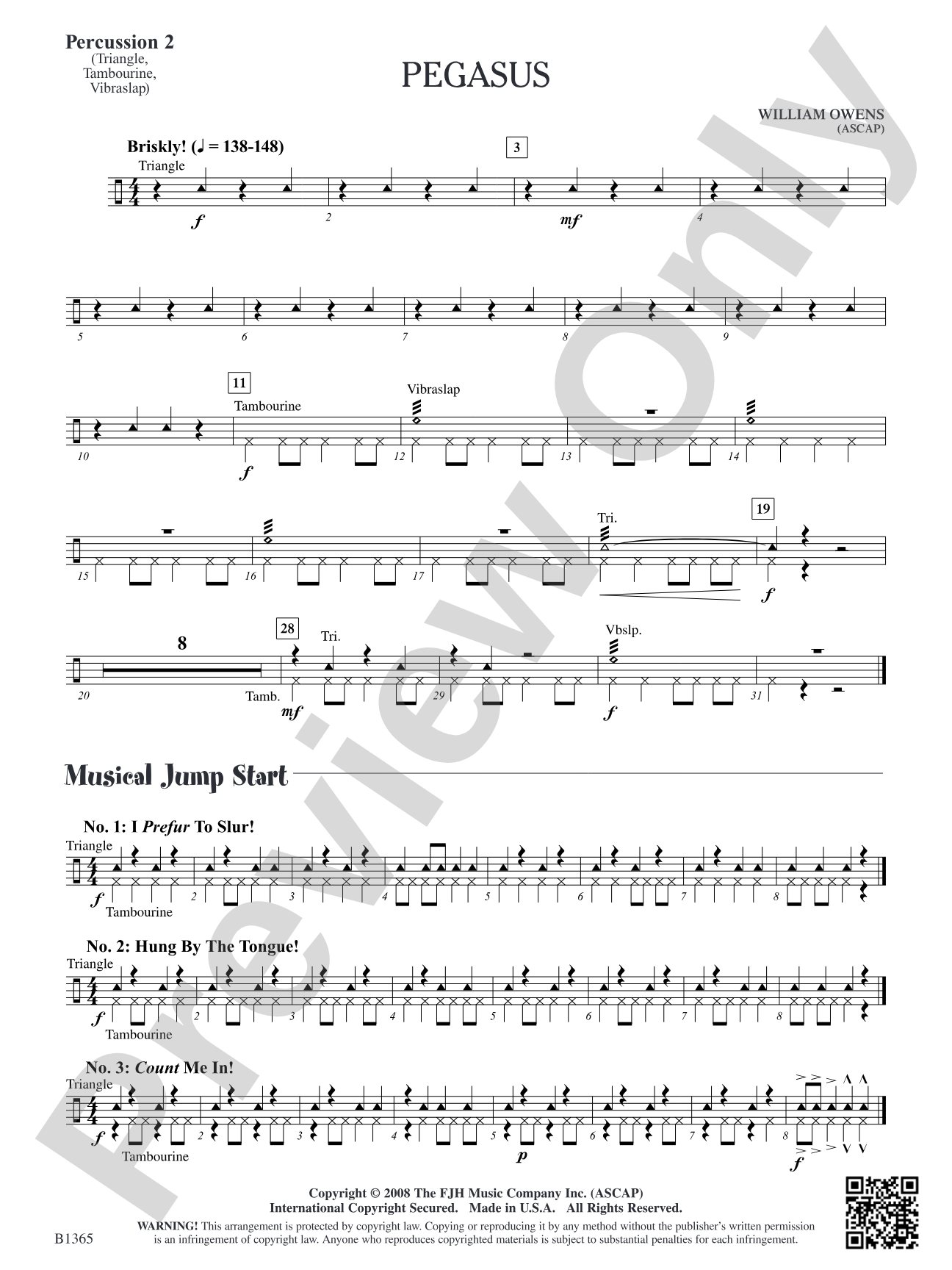 Pegasus: Percussion 2