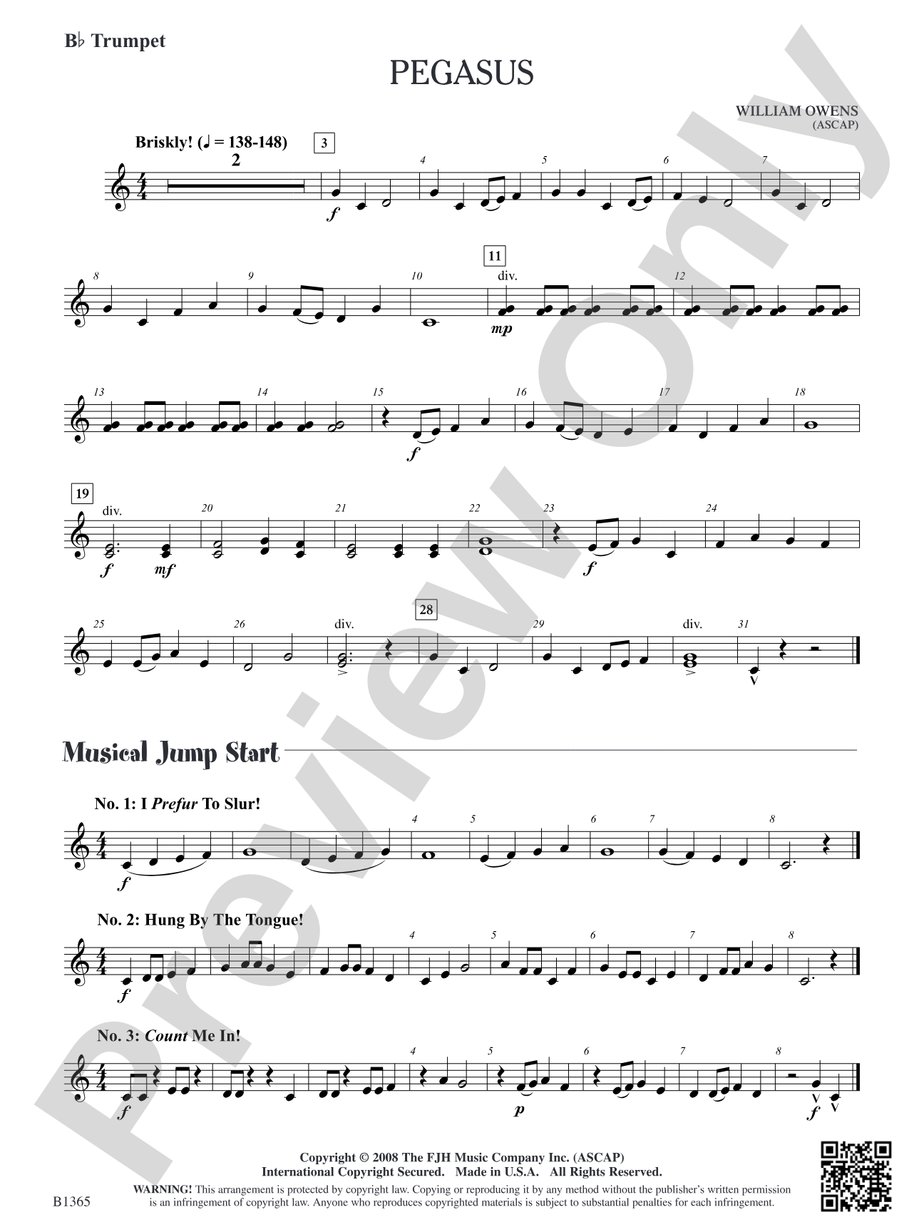 Pegasus: B-flat Trumpet