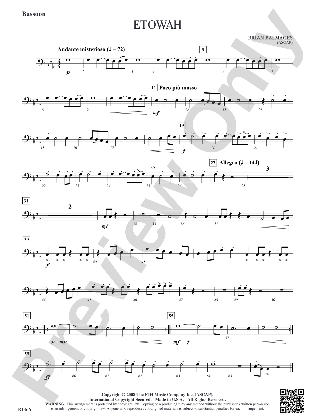 Etowah: Bassoon