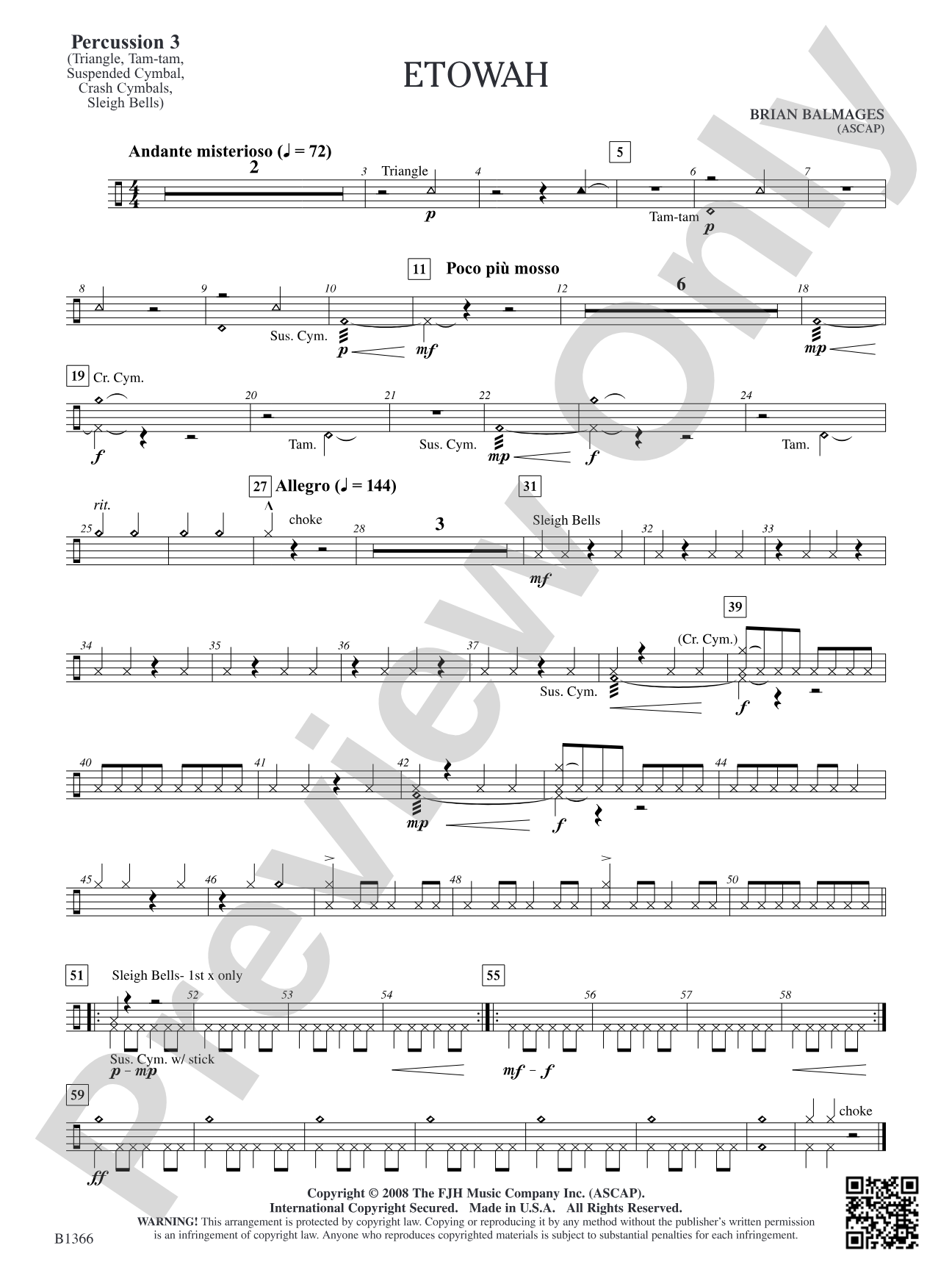 Etowah: Percussion 3