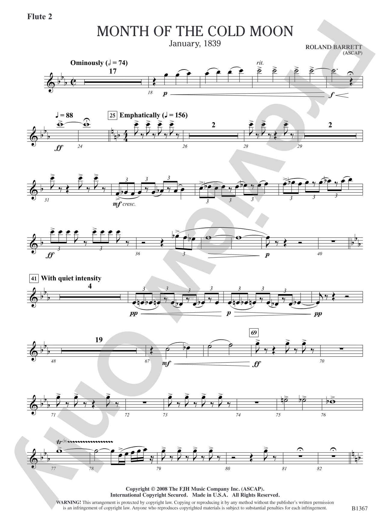 Month of the Cold Moon: Flute 2