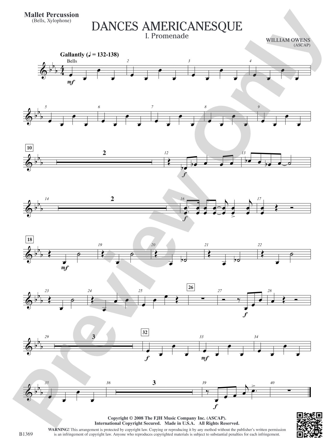 Dances Americanesque: Mallet Percussion