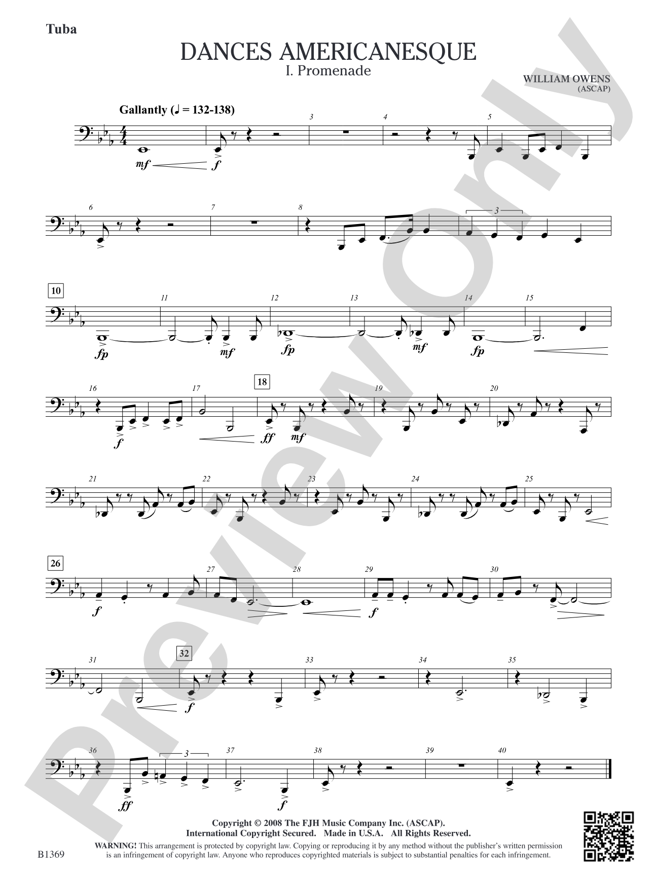 Dances Americanesque: Tuba