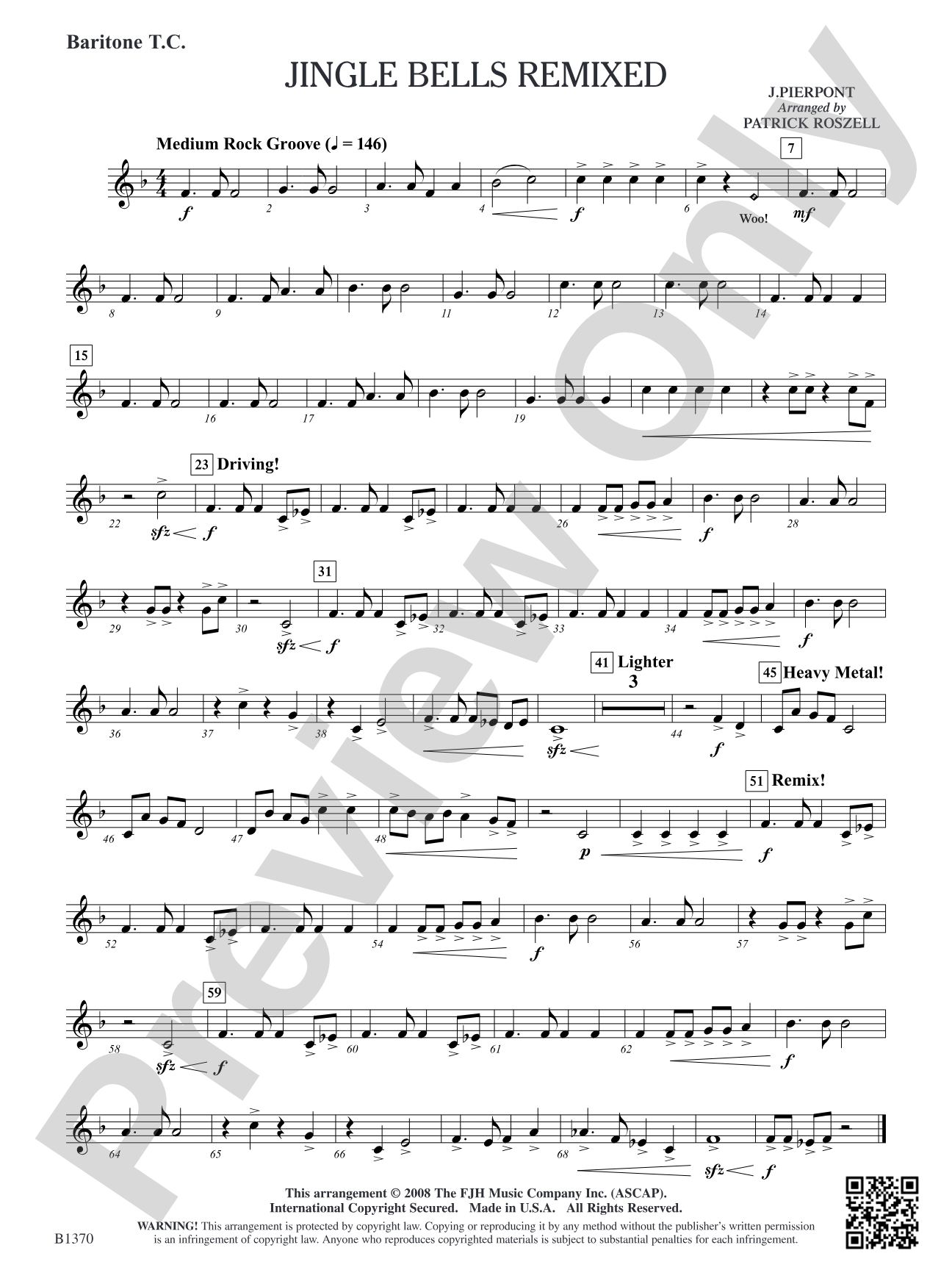 Jingle Bells Remixed: Baritone T.C.