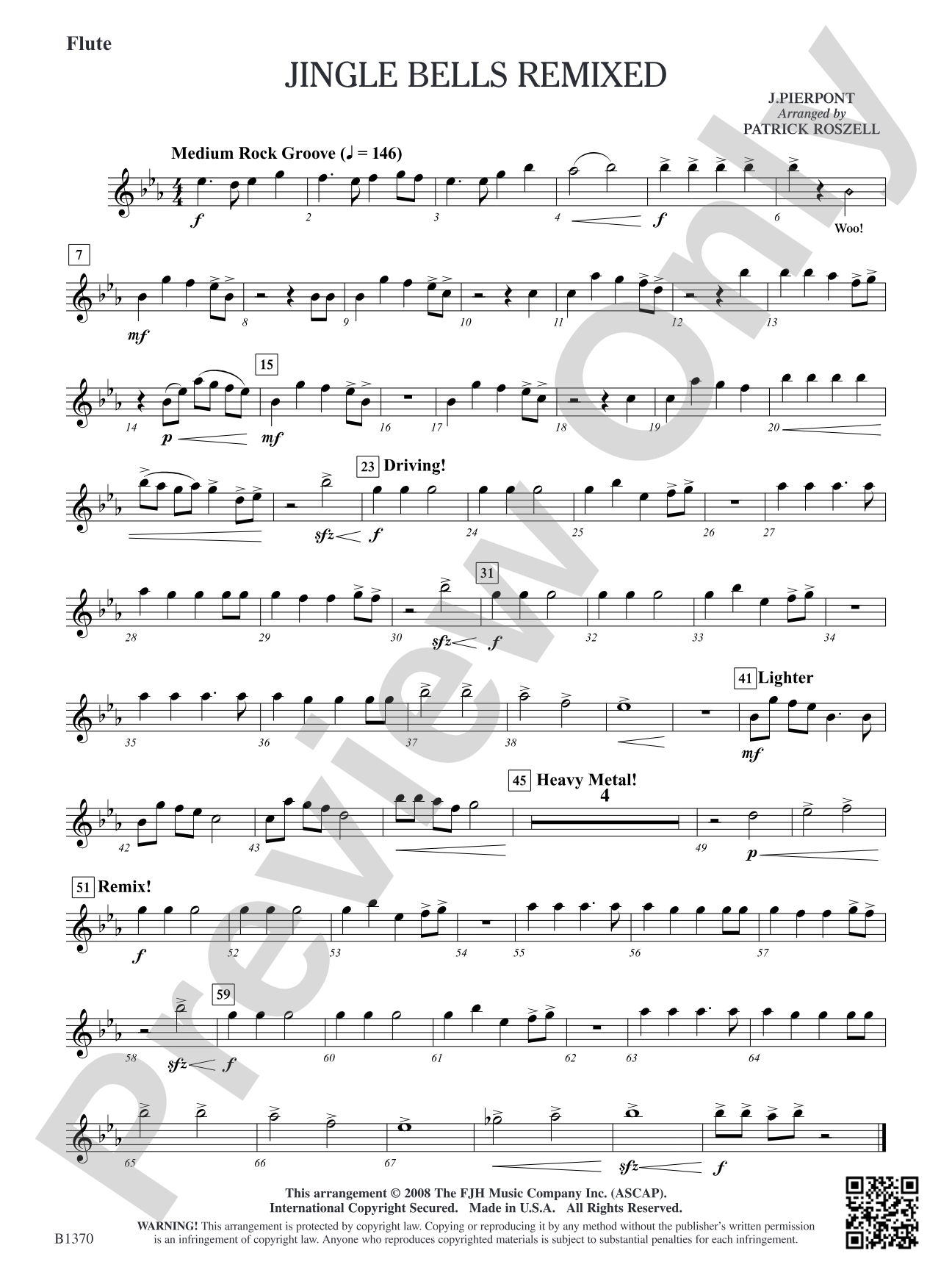 Jingle Bells Remixed: Flute