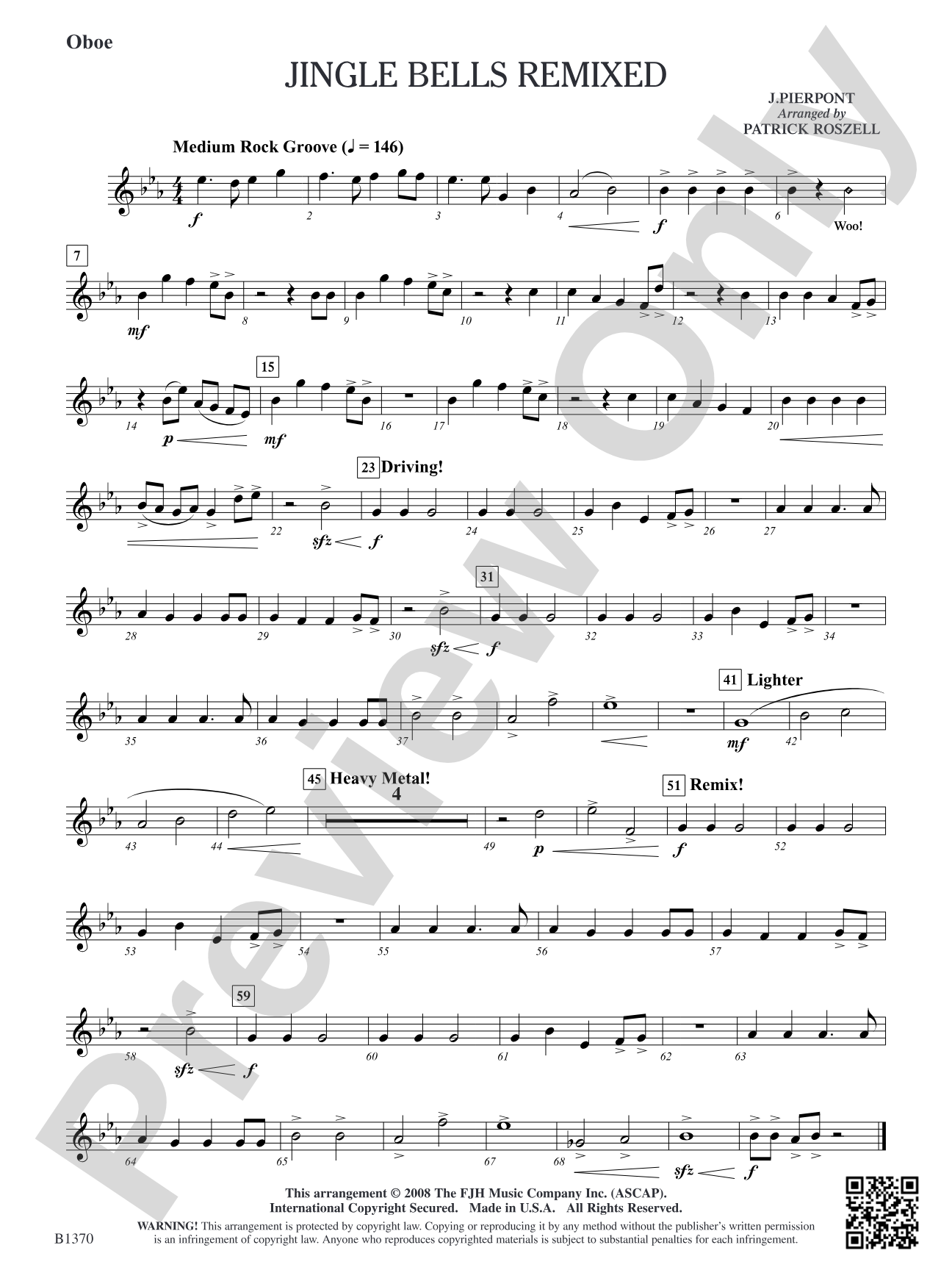 Jingle Bells Remixed: Oboe