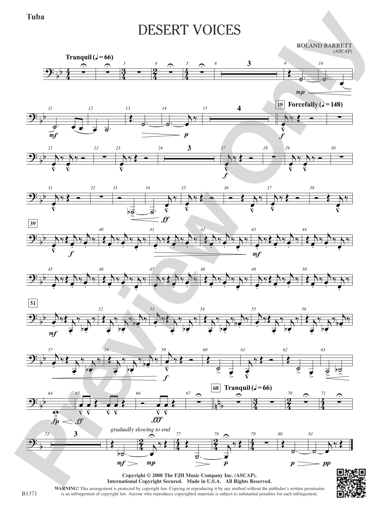 Desert Voices: Tuba