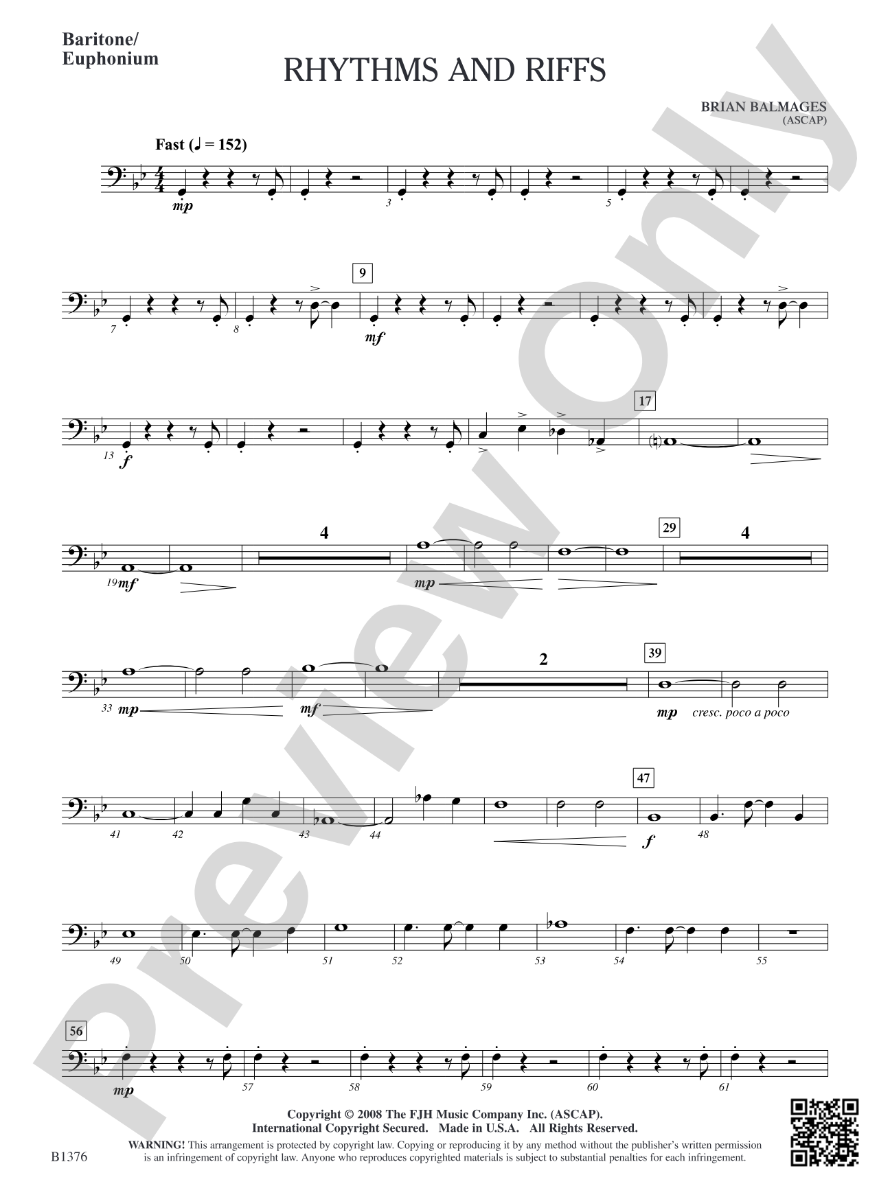 Rhythms and Riffs: Baritone/Euphonium