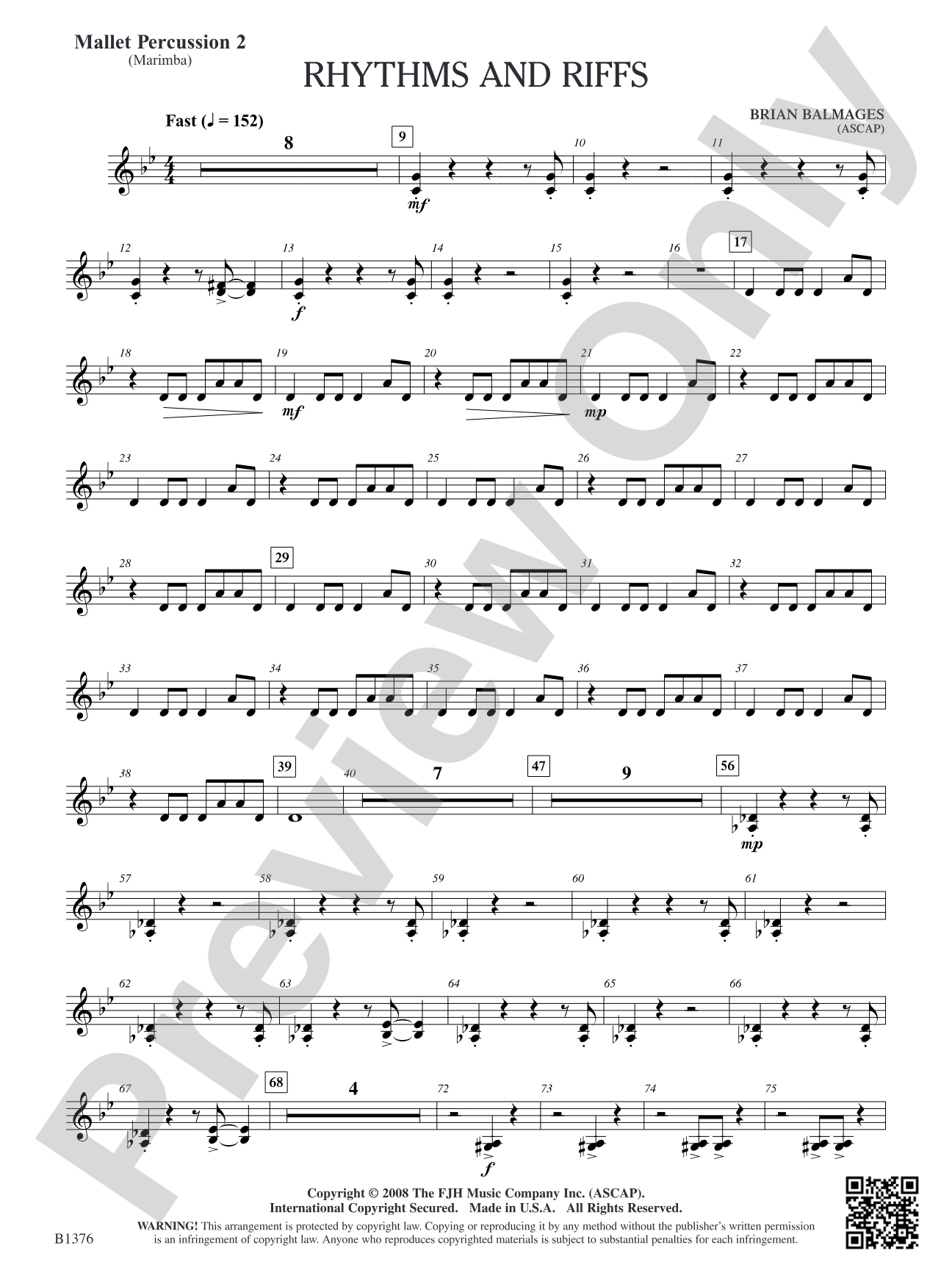 Rhythms and Riffs: Mallet Percussion 2