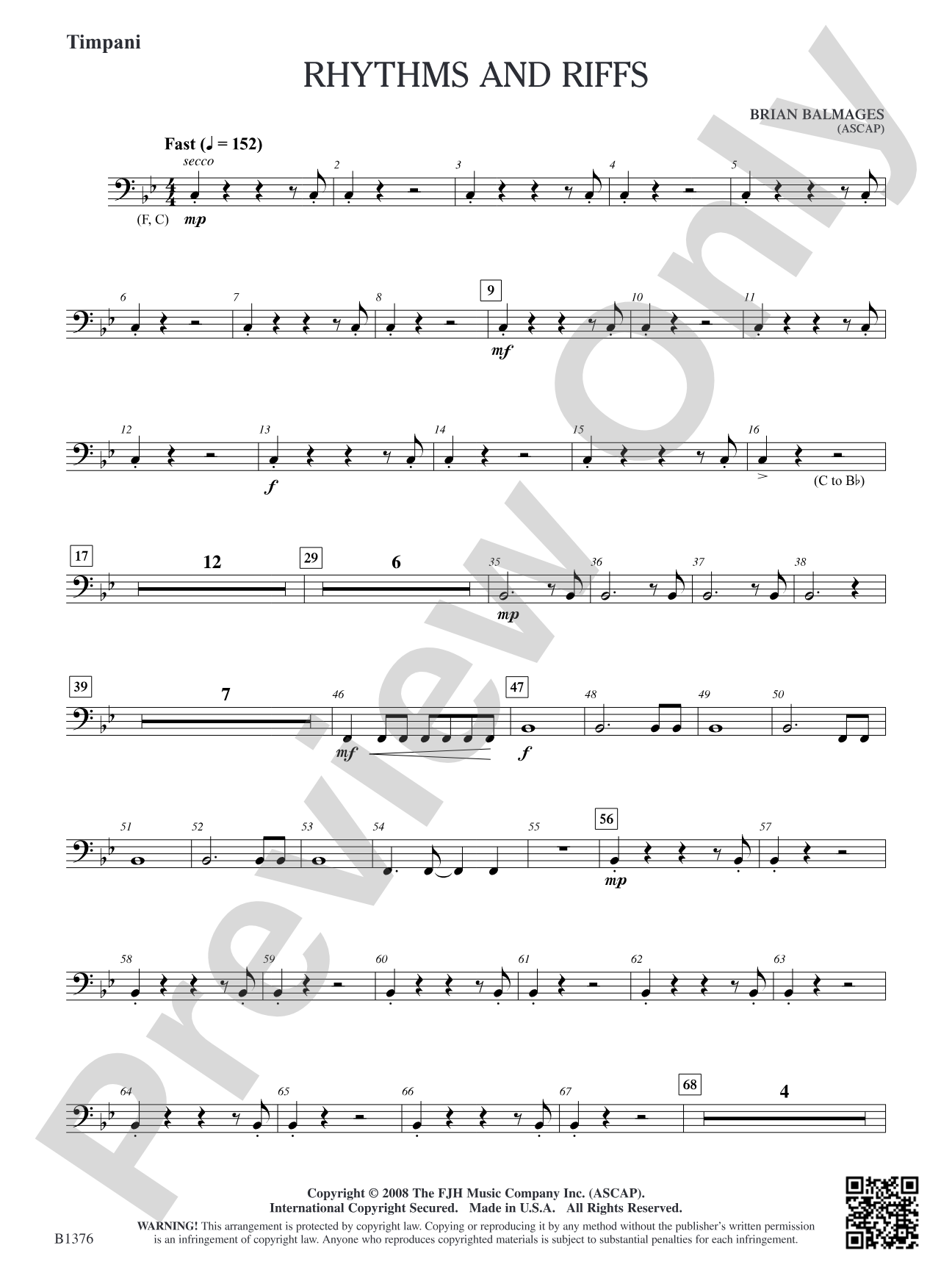 Rhythms and Riffs: Timpani