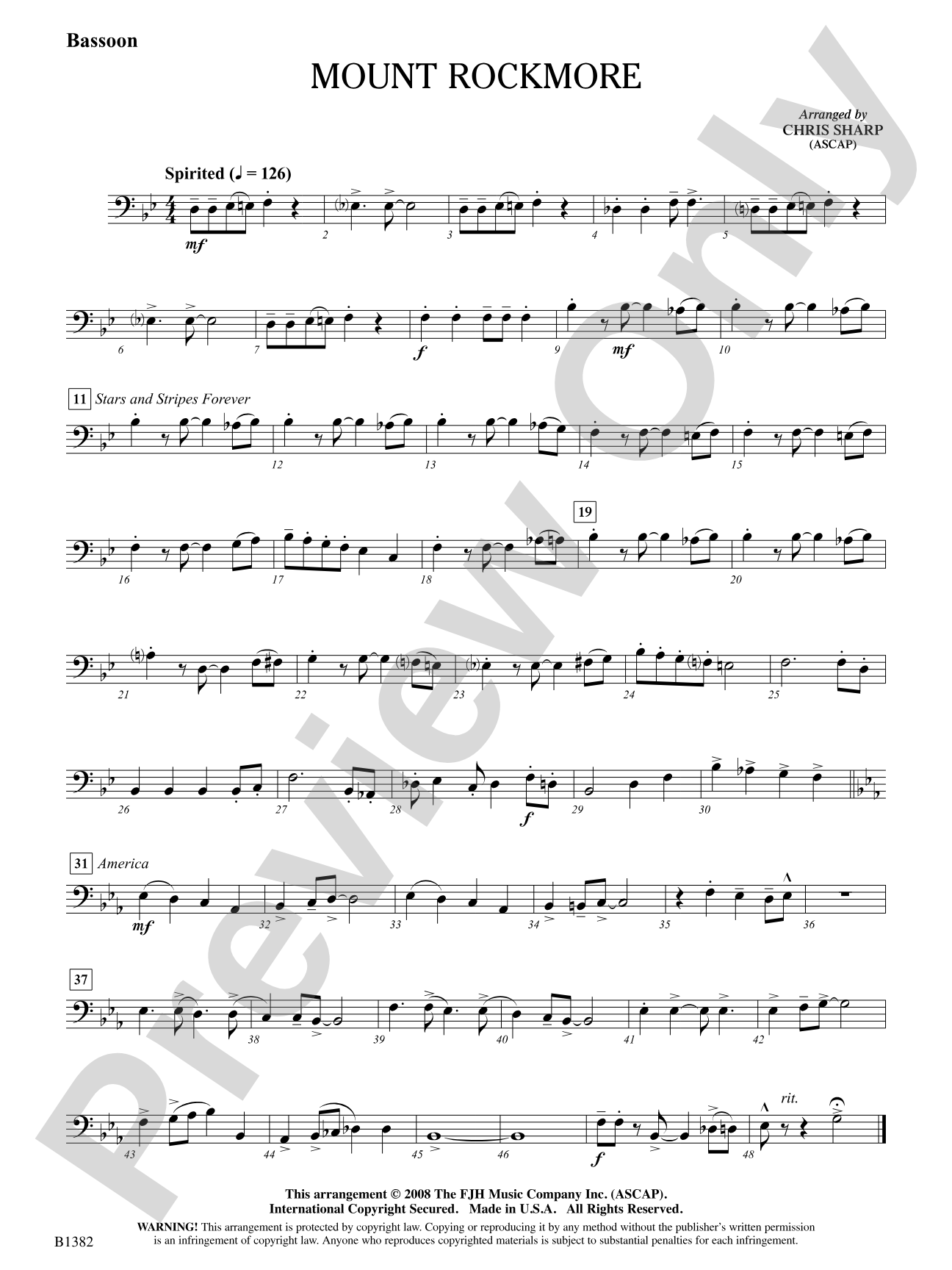Mount Rockmore: Bassoon