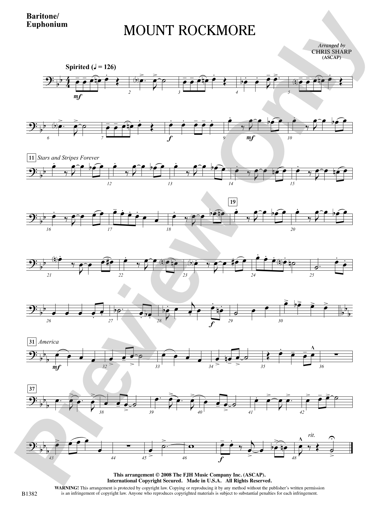 Mount Rockmore: Baritone/Euphonium