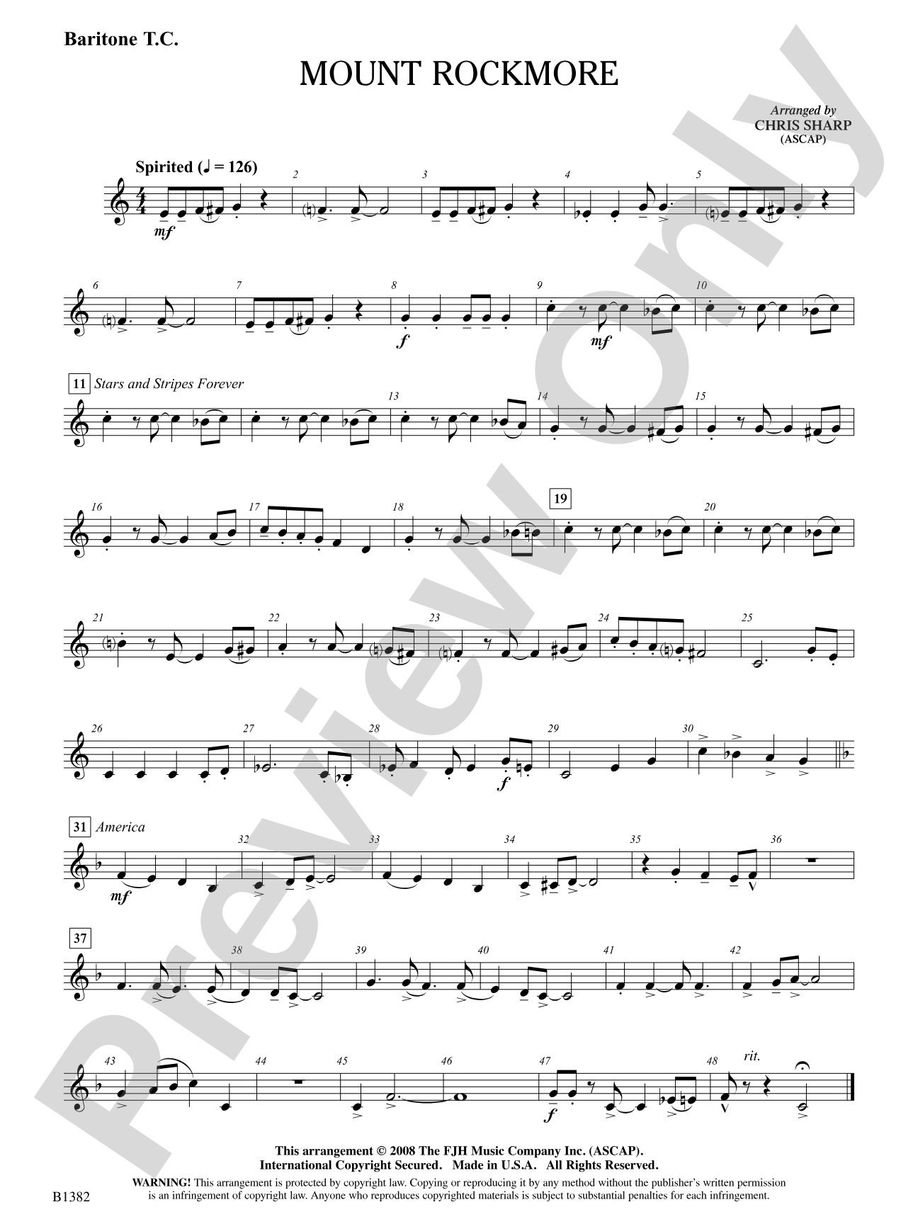 Mount Rockmore: Baritone T.C.