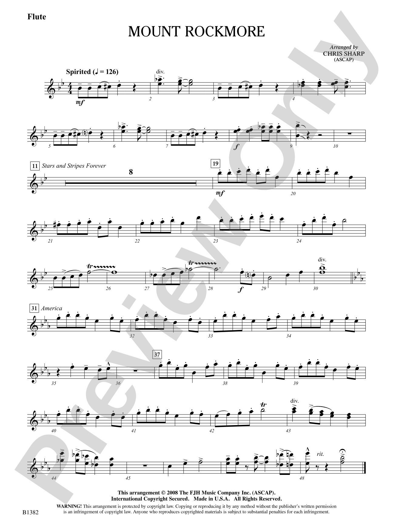 Mount Rockmore: Flute