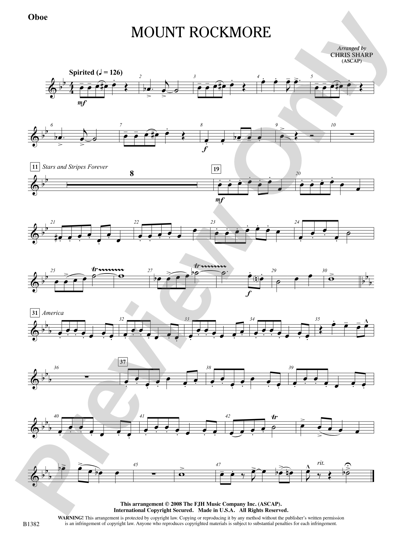 Mount Rockmore: Oboe