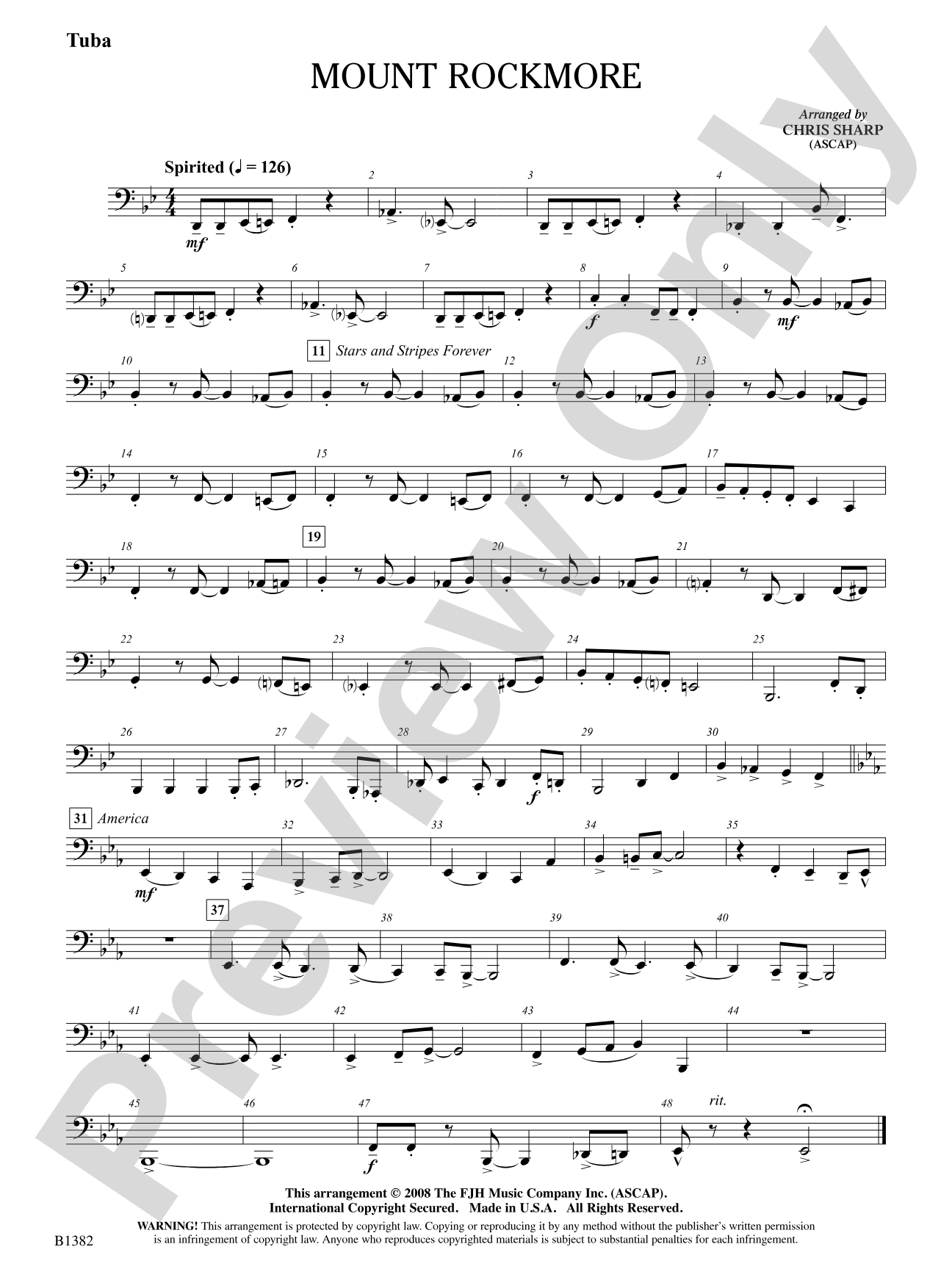 Mount Rockmore: Tuba