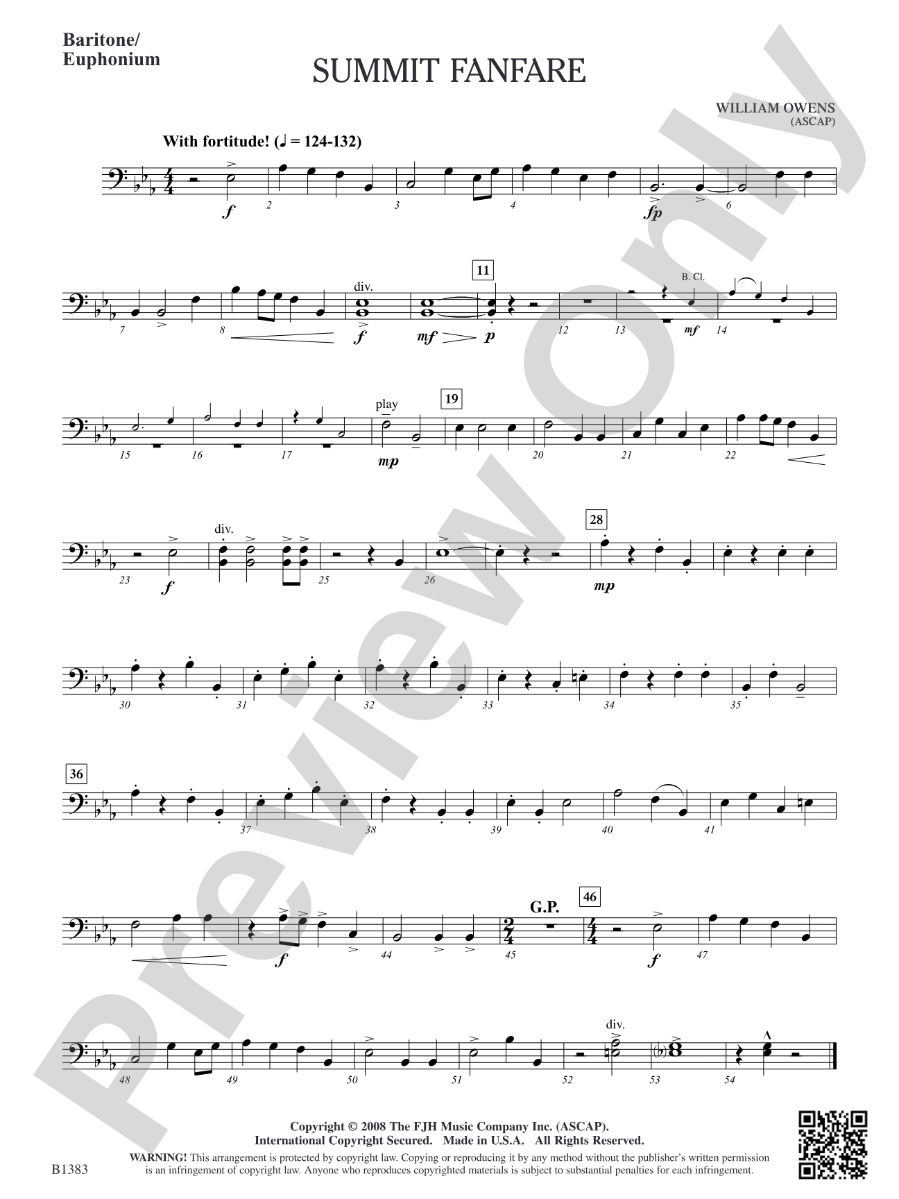 Summit Fanfare: Baritone/Euphonium