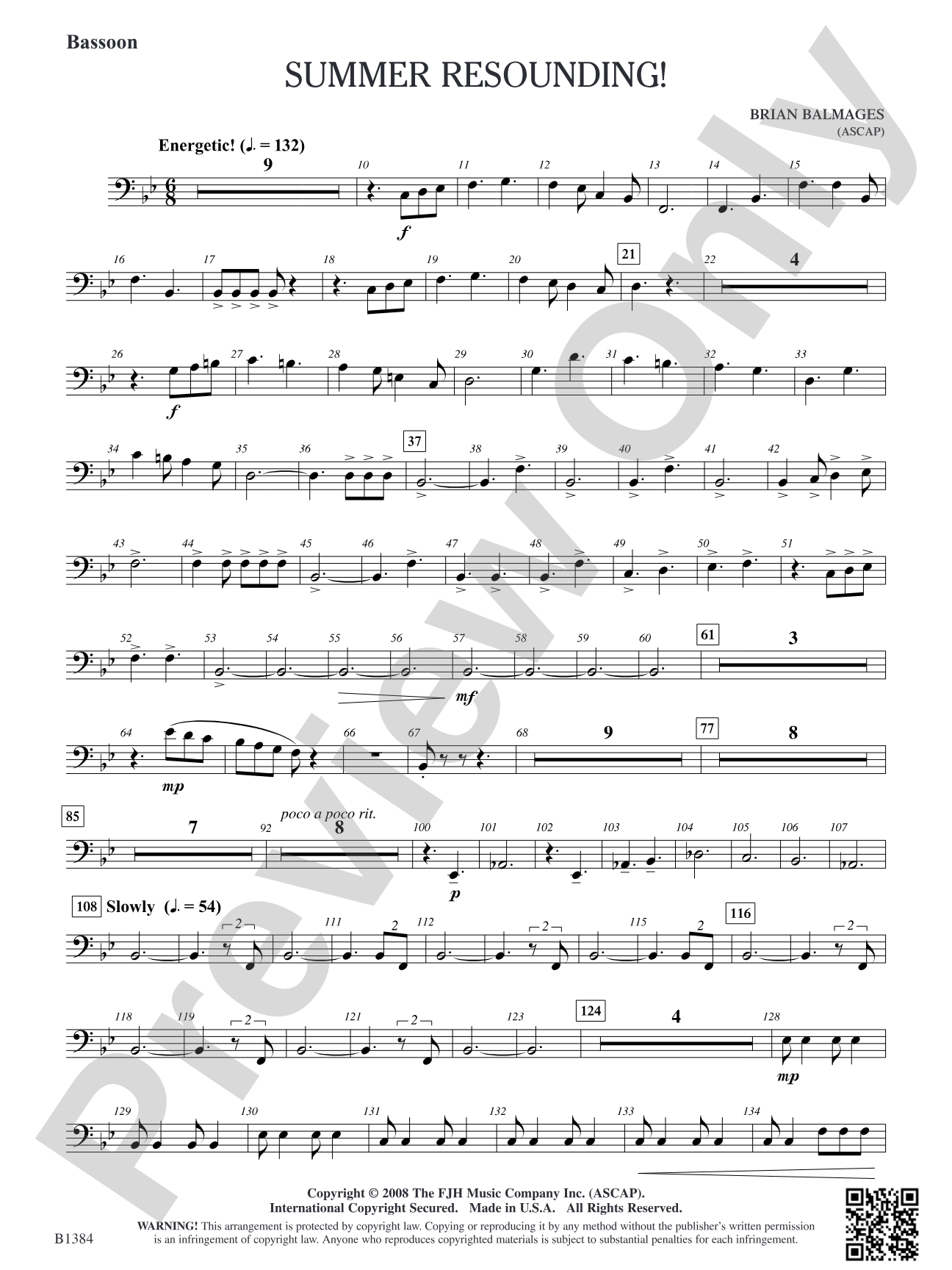 Summer Resounding!: Bassoon