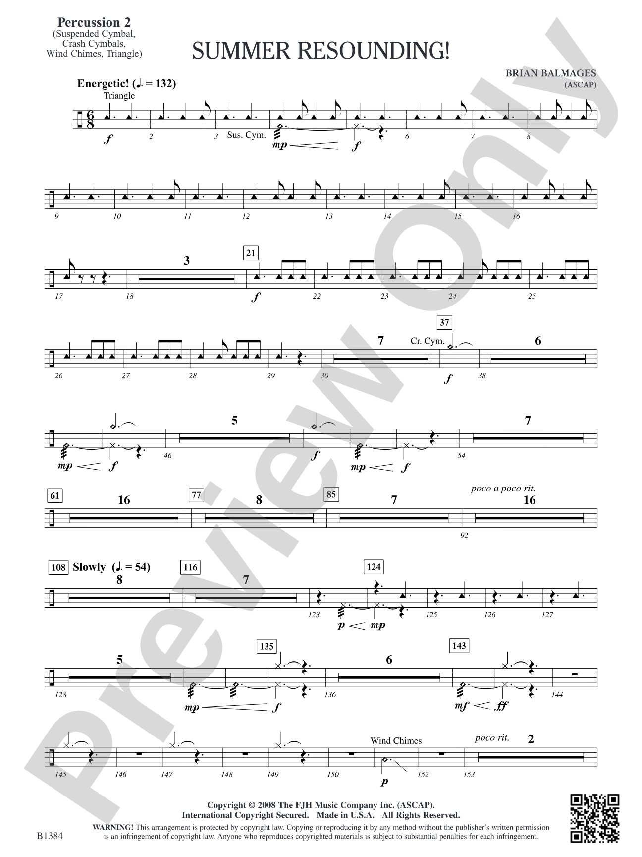 Summer Resounding!: Percussion 2