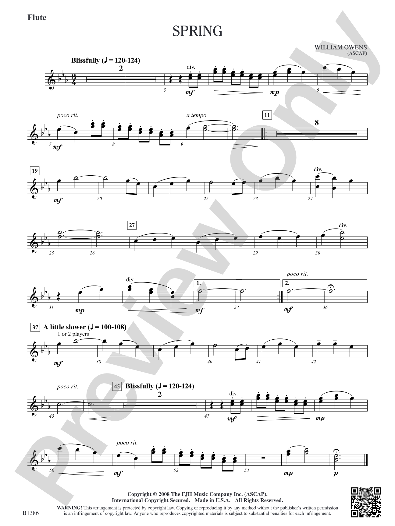 Spring: Flute