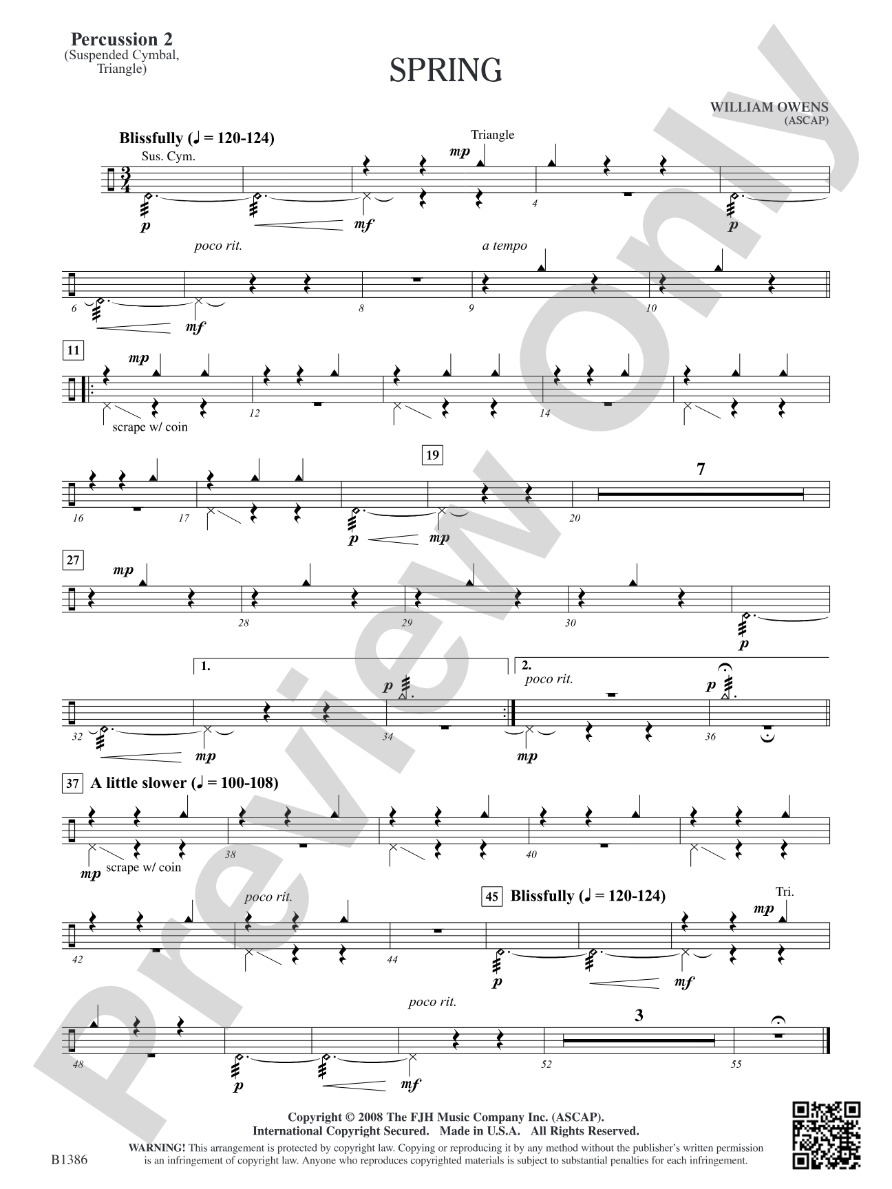 Spring: Percussion 2