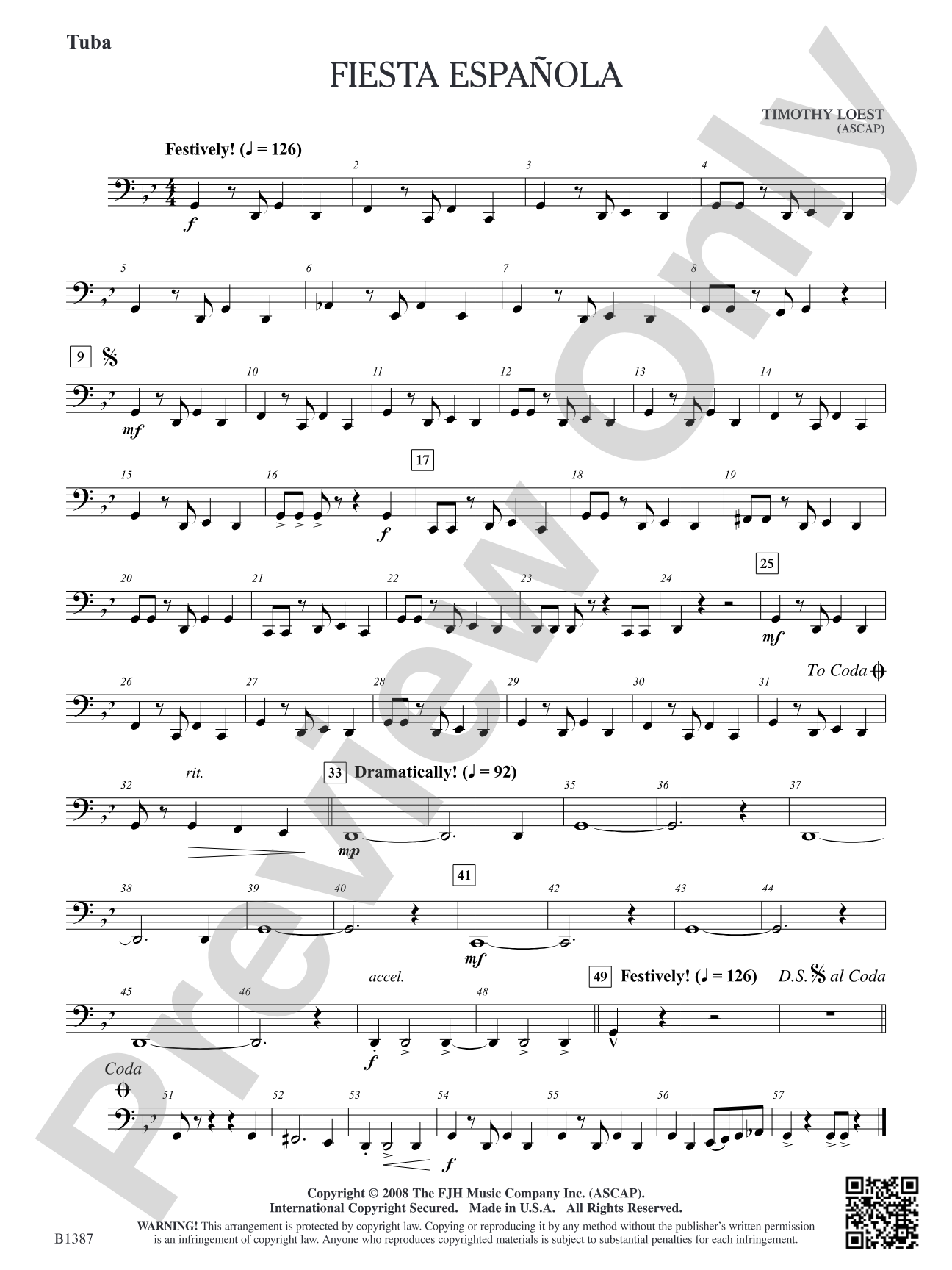 Fiesta Española: Tuba