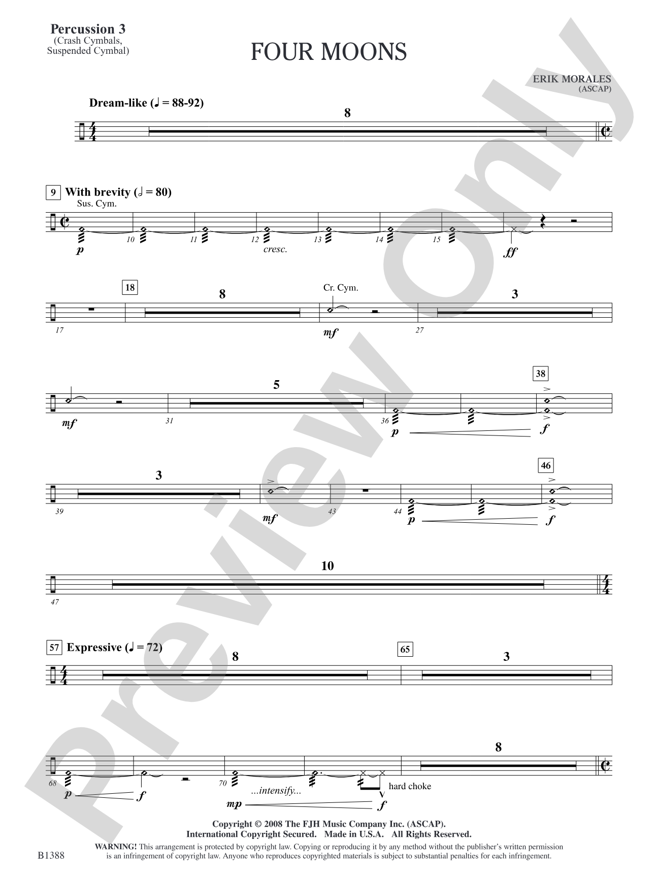 Four Moons: Percussion 3