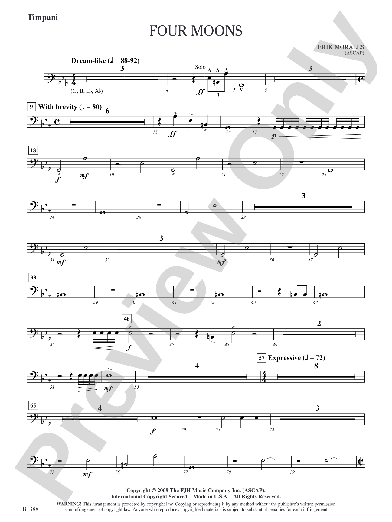 Four Moons: Timpani