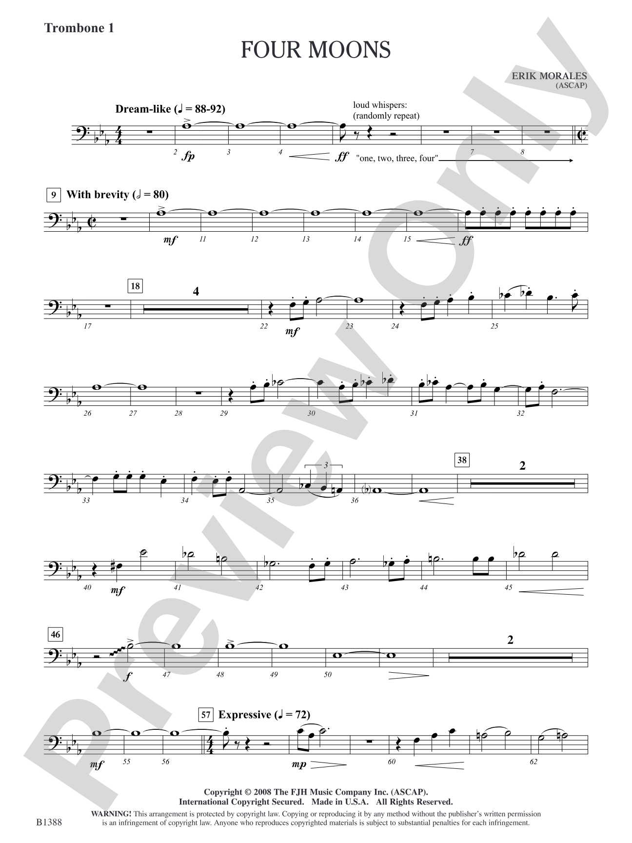 Four Moons: Trombone 1