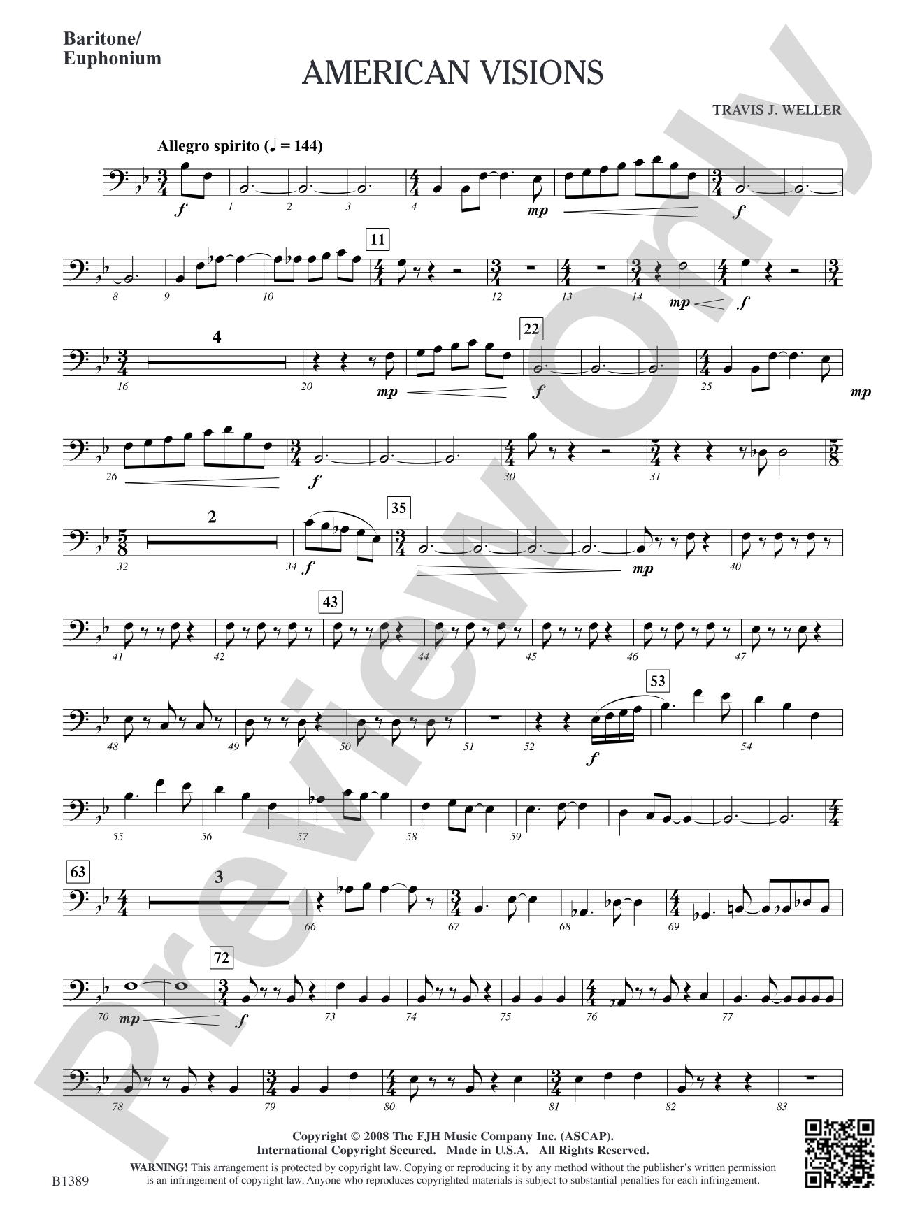 American Visions: Baritone/Euphonium