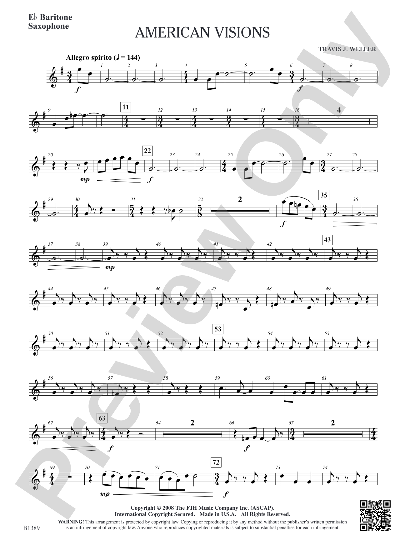 American Visions: E-flat Baritone Saxophone