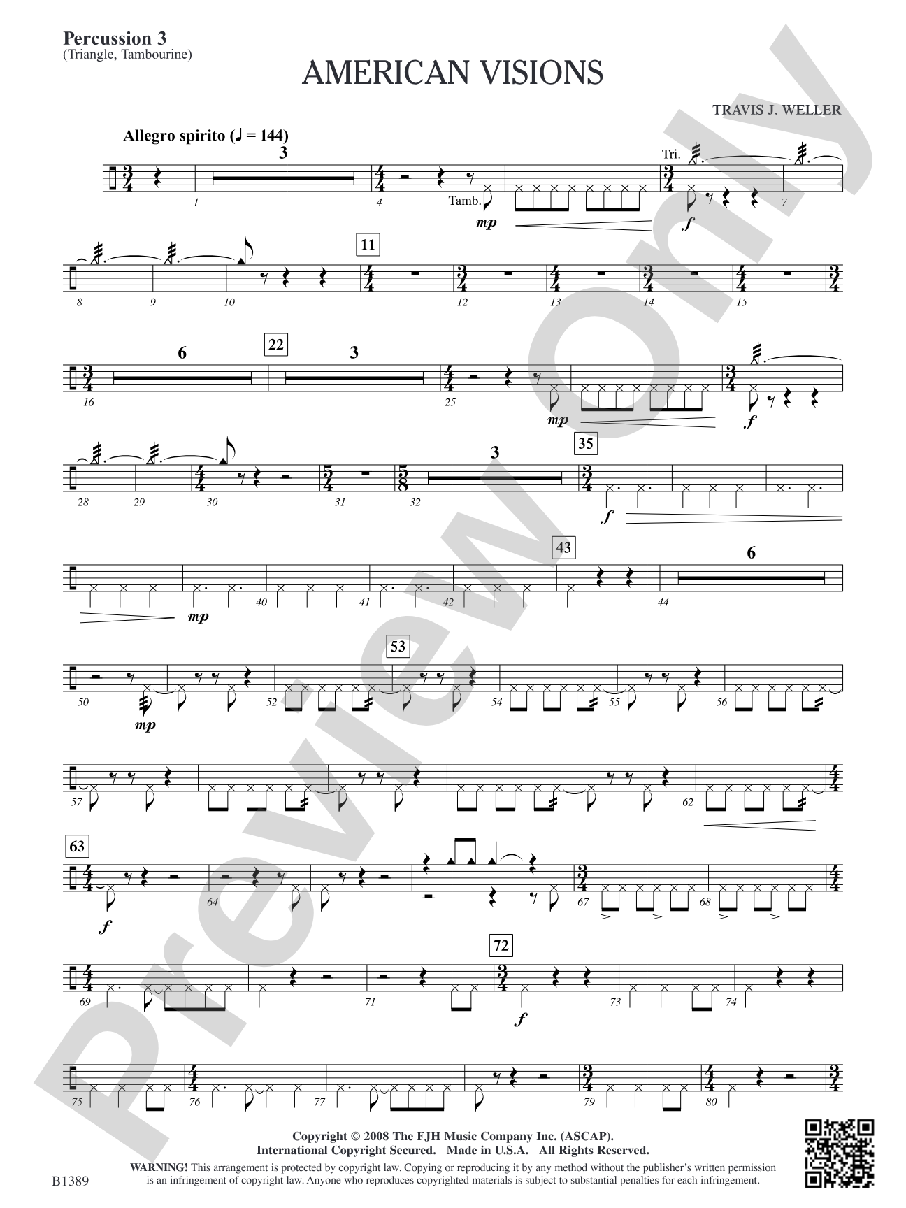 American Visions: Percussion 3