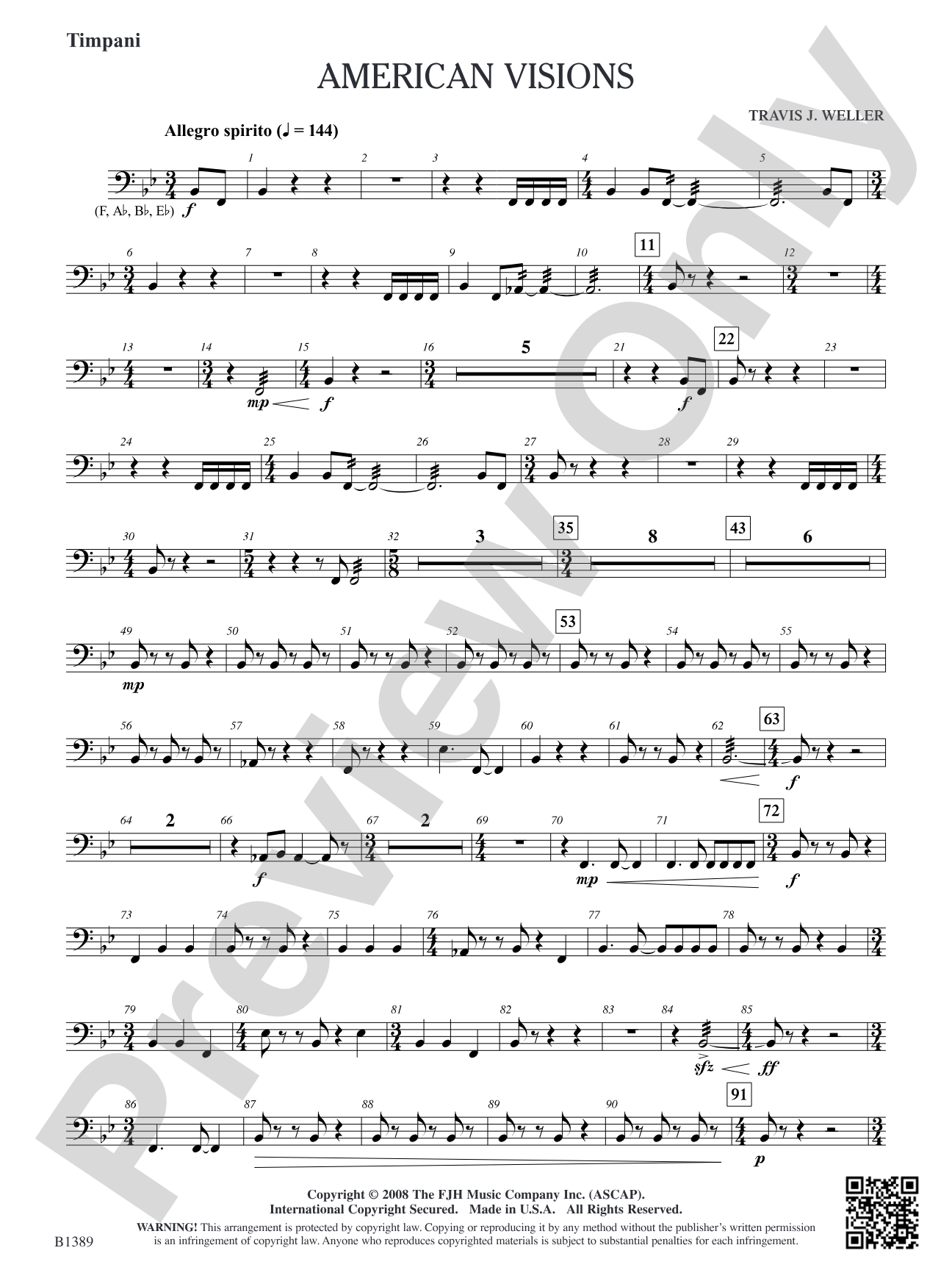 American Visions: Timpani