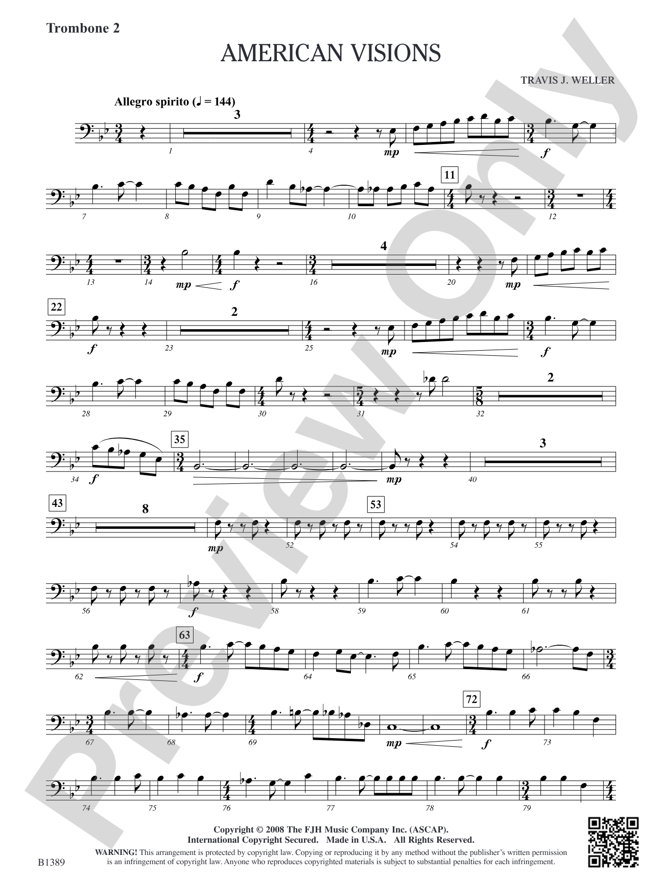 American Visions: Trombone 2