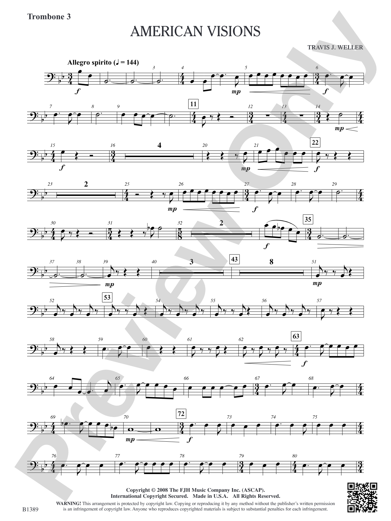 American Visions: Trombone 3