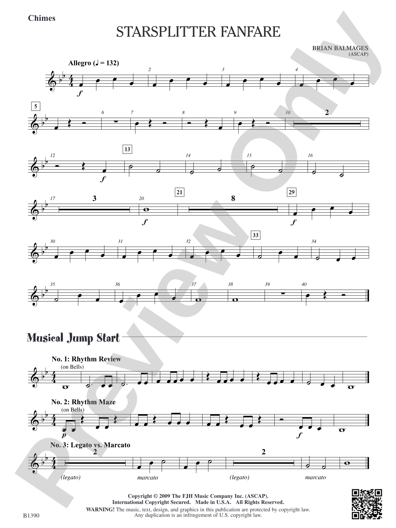 Starsplitter Fanfare: Chimes (Opt.)