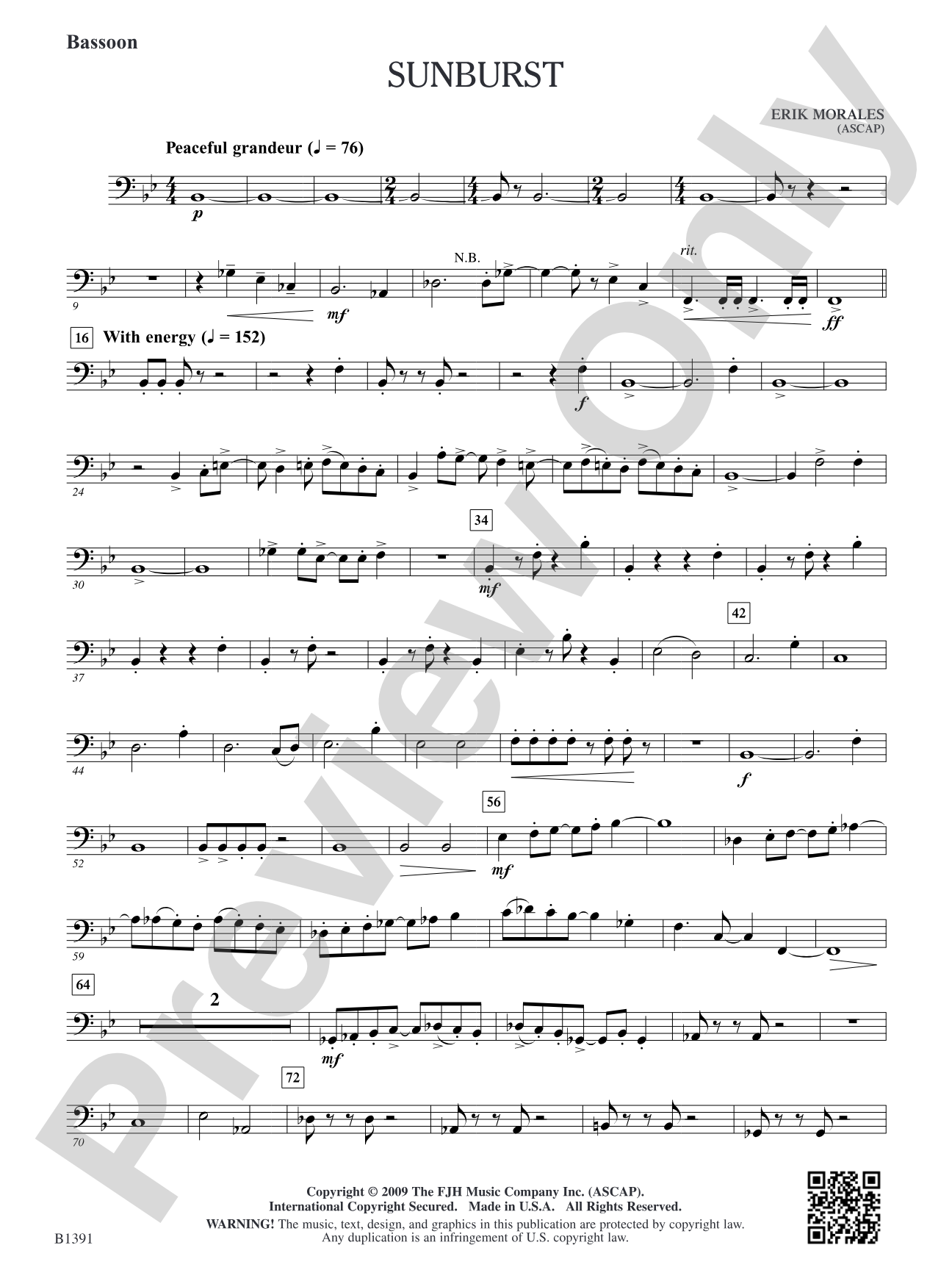 Sunburst: Bassoon
