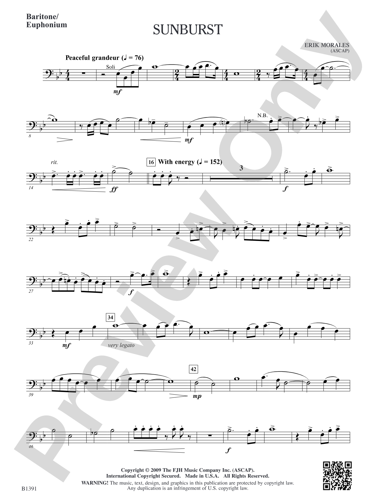 Sunburst: Baritone/Euphonium