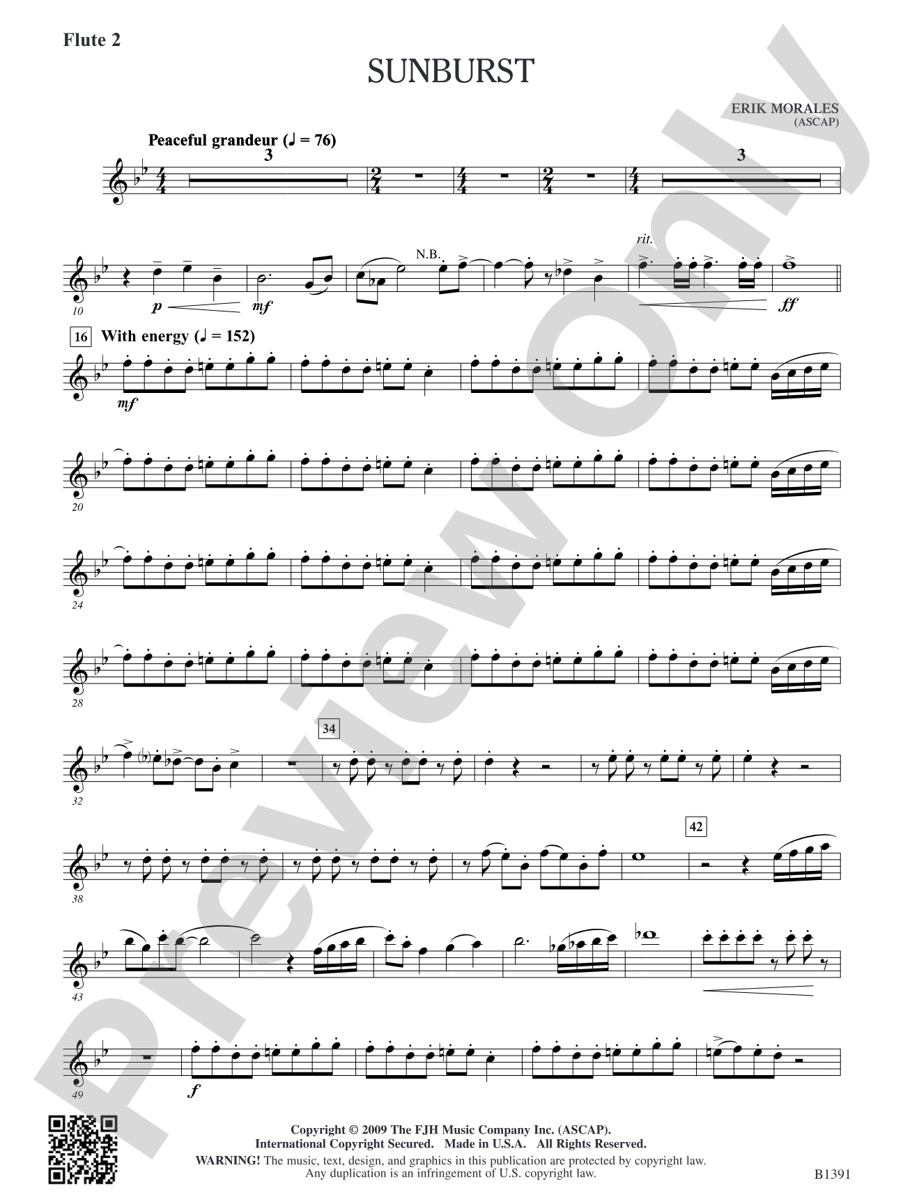 Sunburst: Flute 2