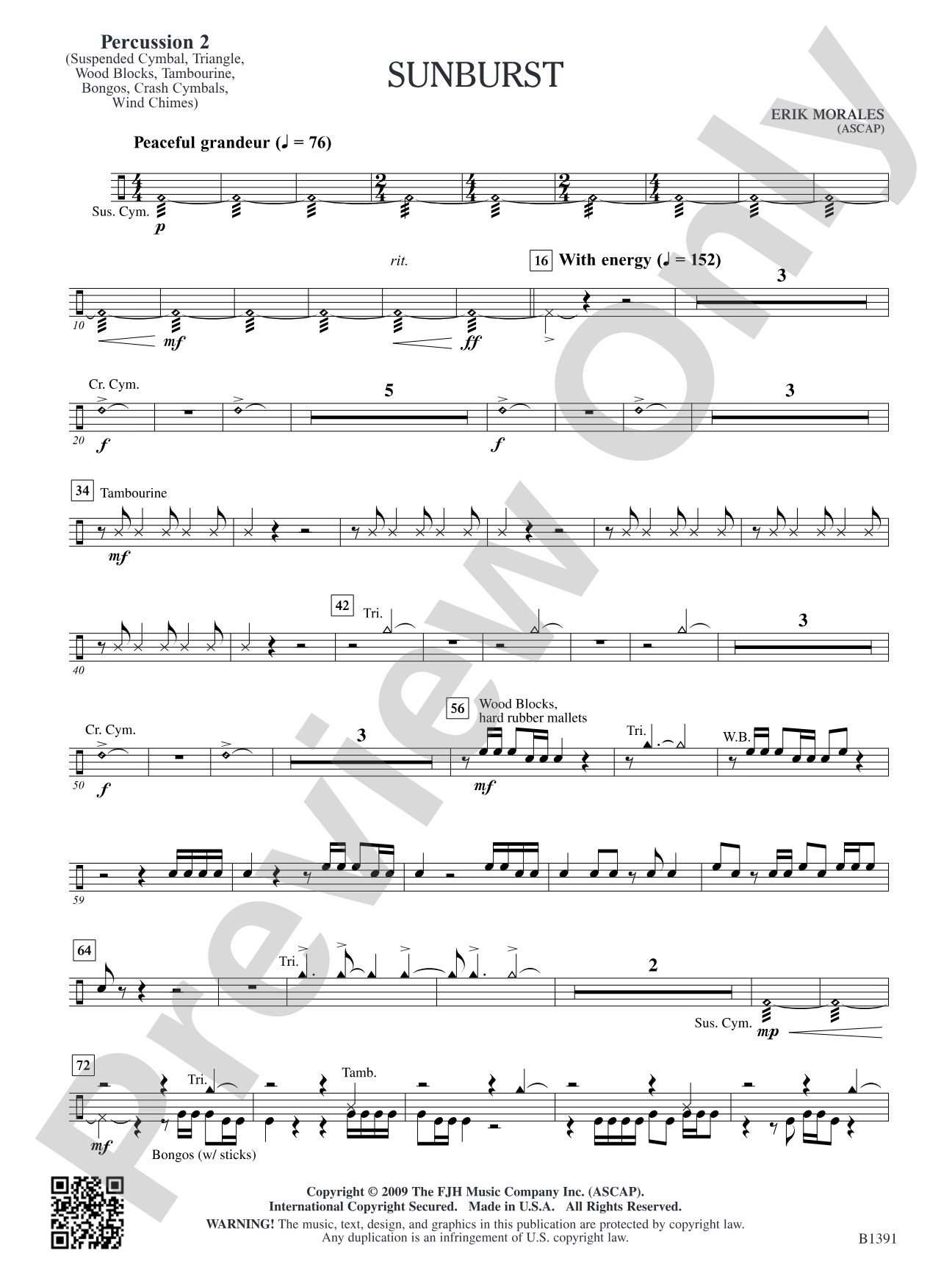 Sunburst: Percussion 2