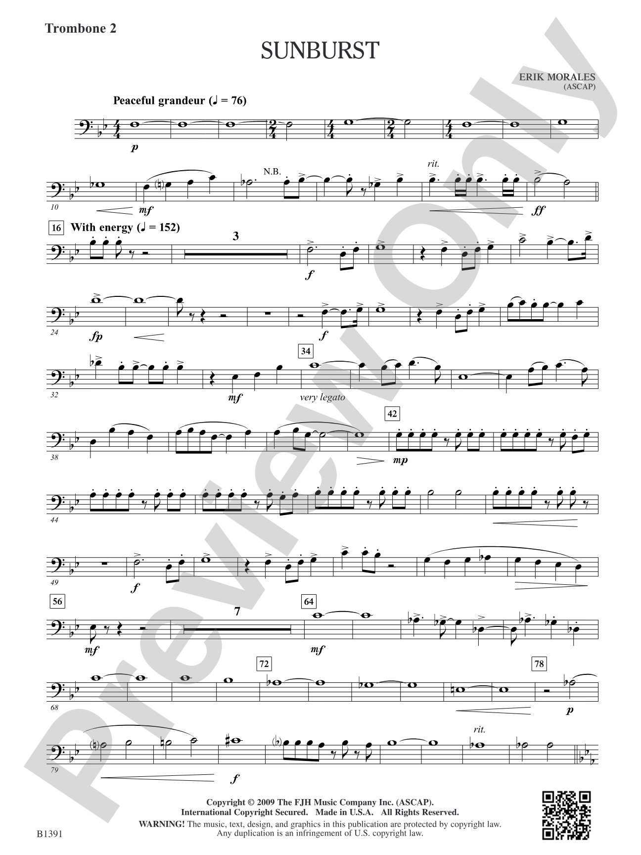 Sunburst: Trombone 2