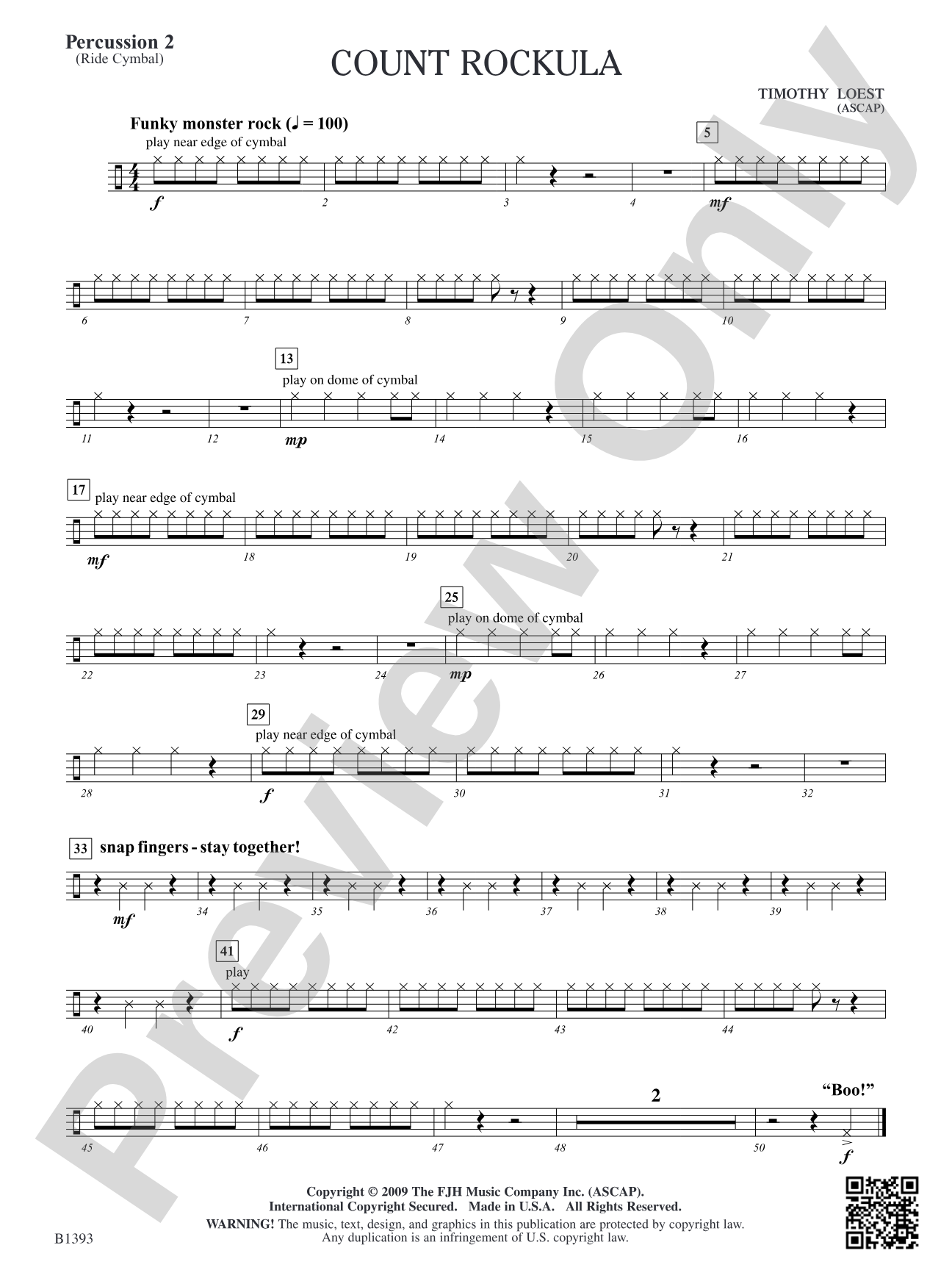Count Rockula: Percussion 2