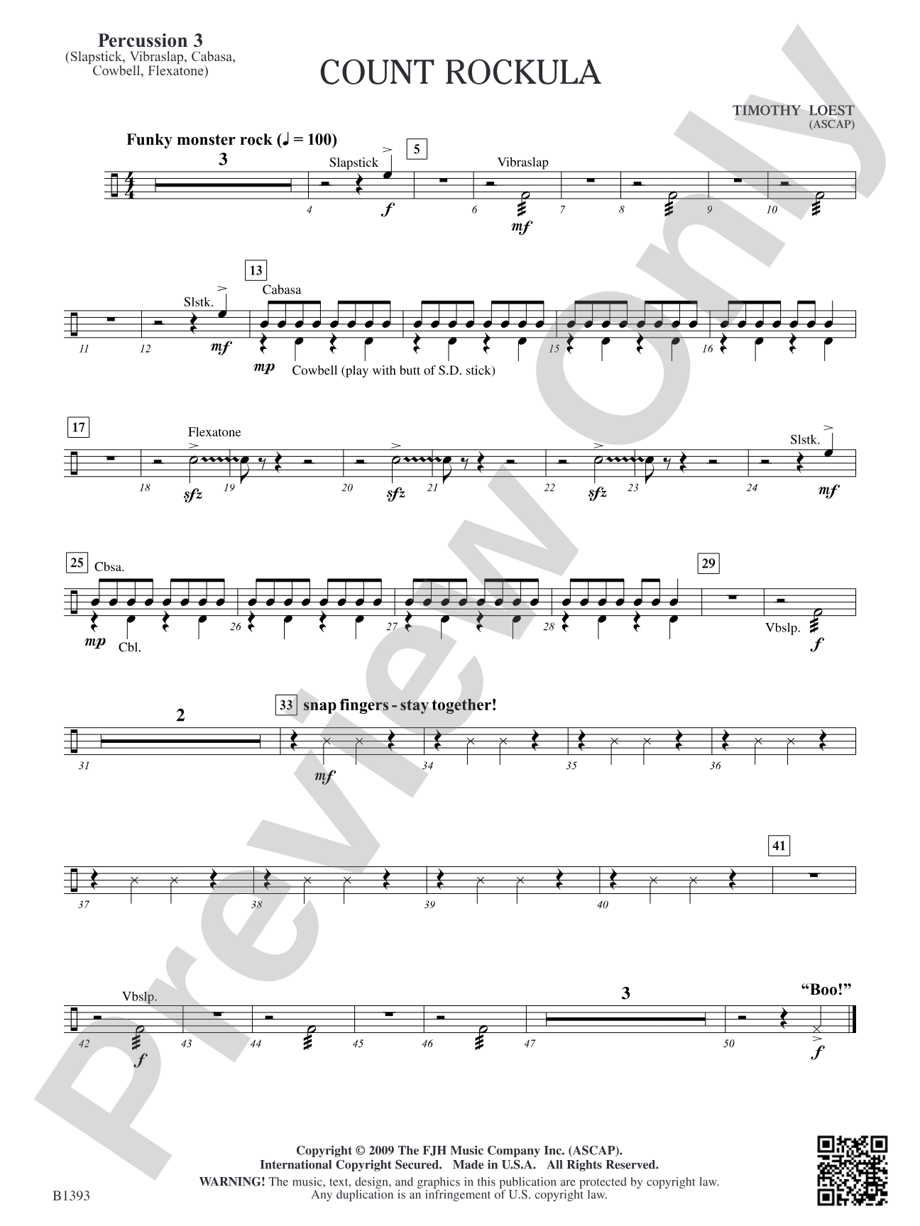 Count Rockula: Percussion 3
