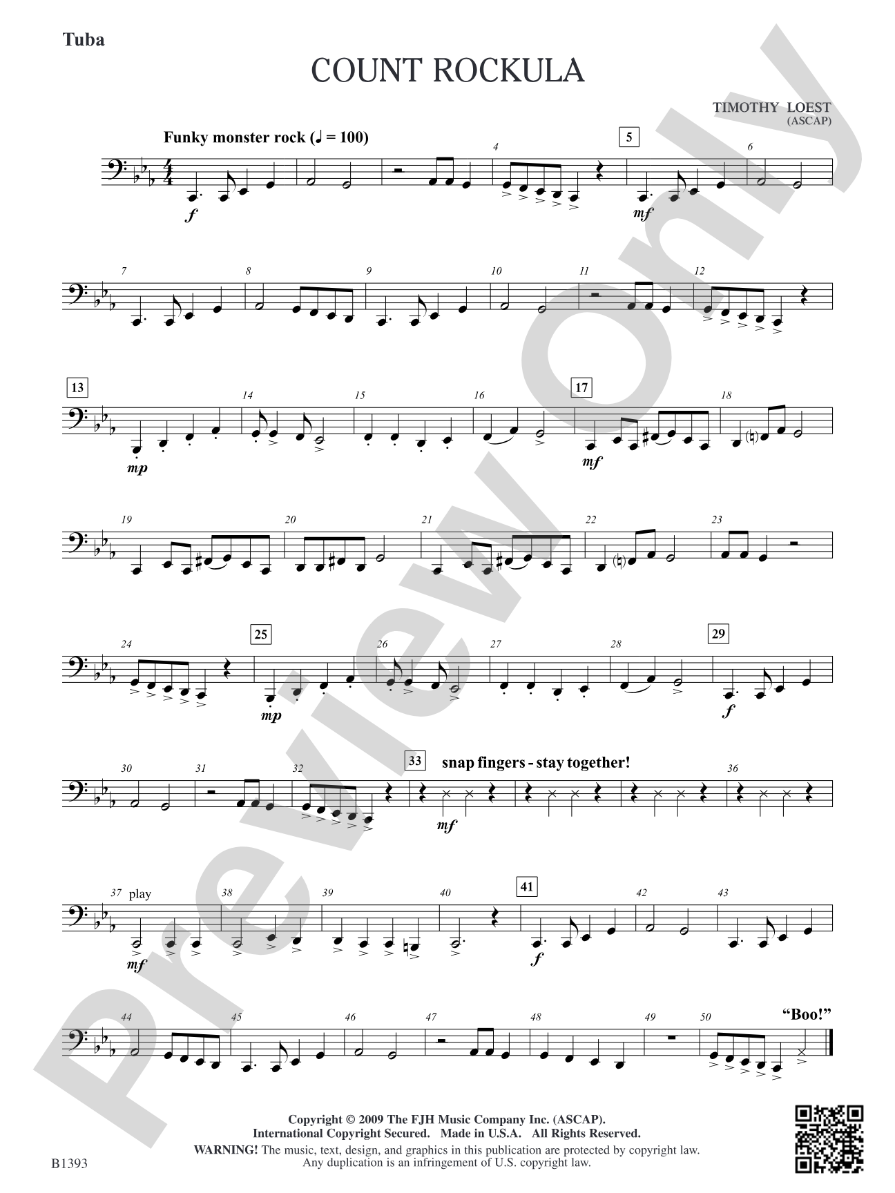 Count Rockula: Tuba