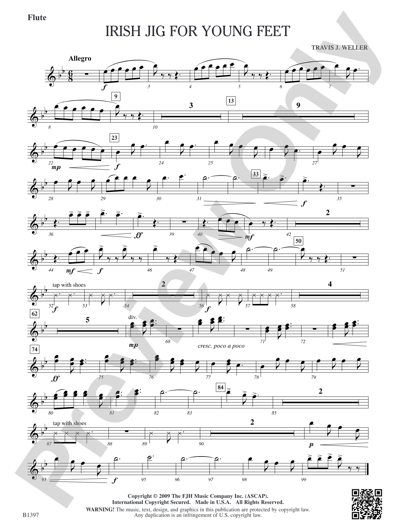Irish Jig for Young Feet: Flute