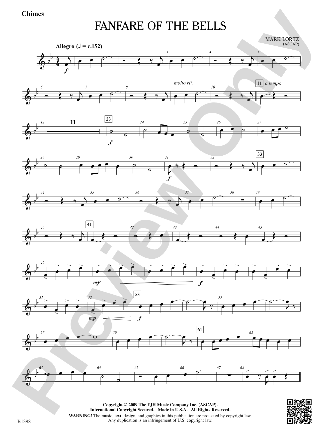 Fanfare of the Bells: Chimes